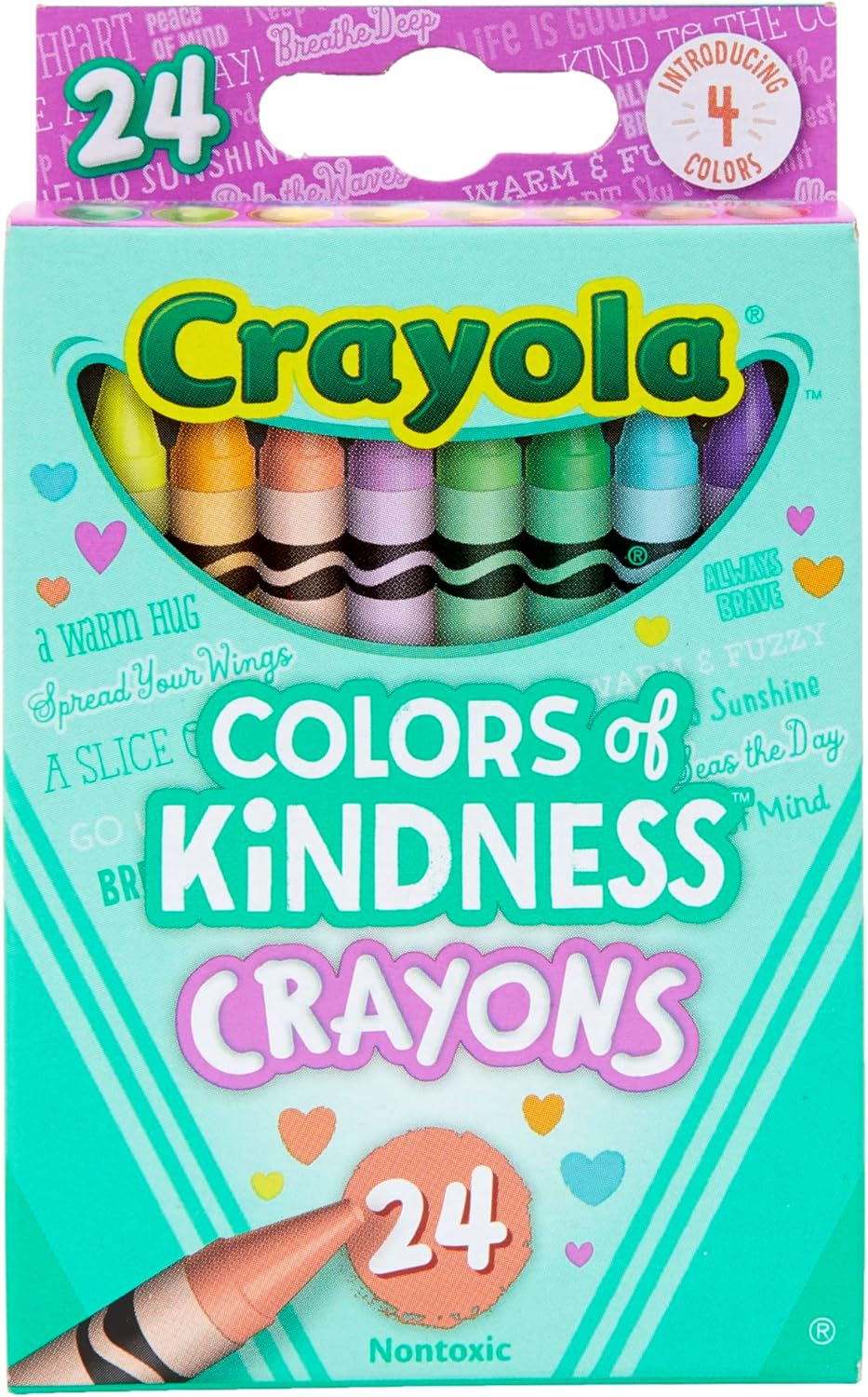 Crayola Colours of Kindness Crayons - Assorted Colours (Pack of 24)