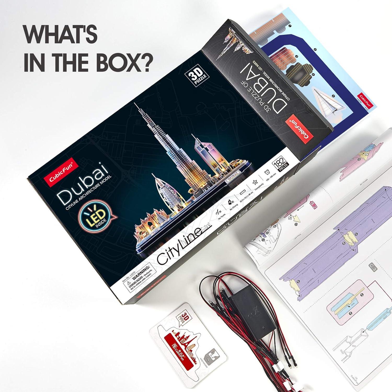 CubicFun  LED Dubai Cityline 3D Puzzles