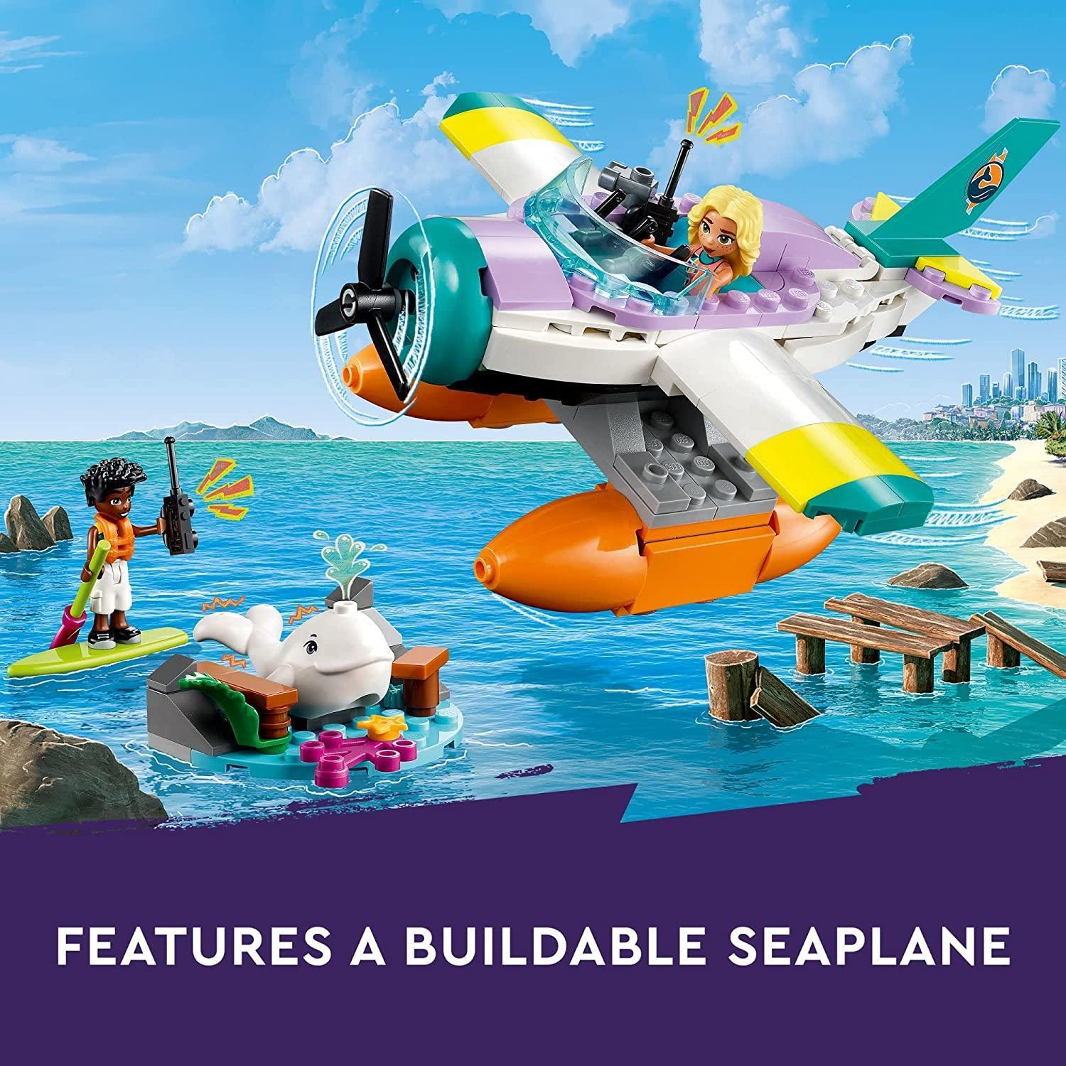 LEGO Friends Sea Rescue Plane 41752 Building Toy, Creative Fun for Girls and Boys Ages 6+ (203 Pieces) - BumbleToys - 5-7 Years, Boys, Friends, LEGO, OXE