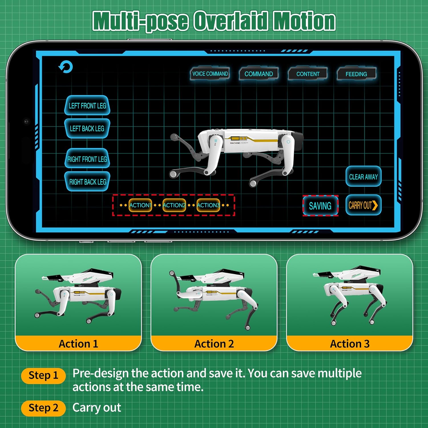 Shoot Robot Dog - Interactive STEM Pet with Voice Control, 30+ Actions & APP Programming, Durable Design for Kids Age 6+