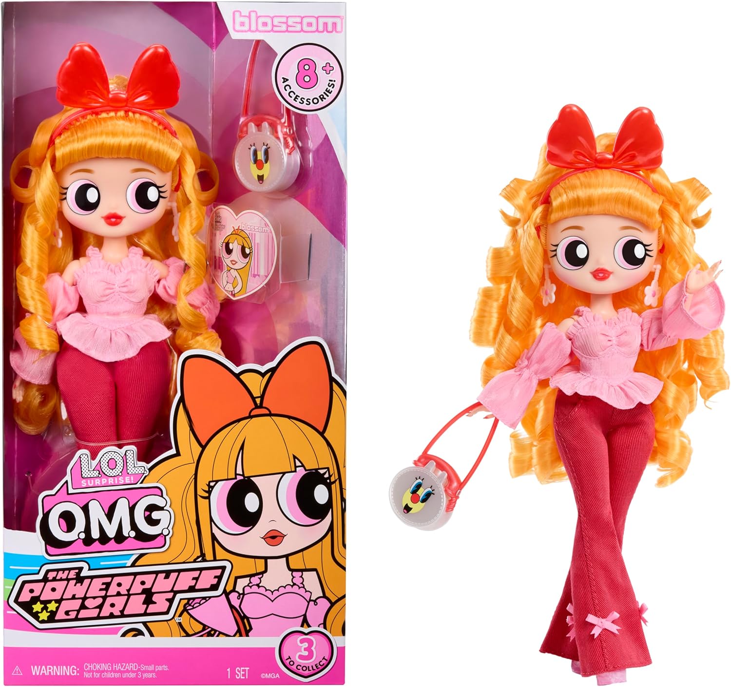 LOL Surprise OMG The Powerpuff Girls Doll - Blossom