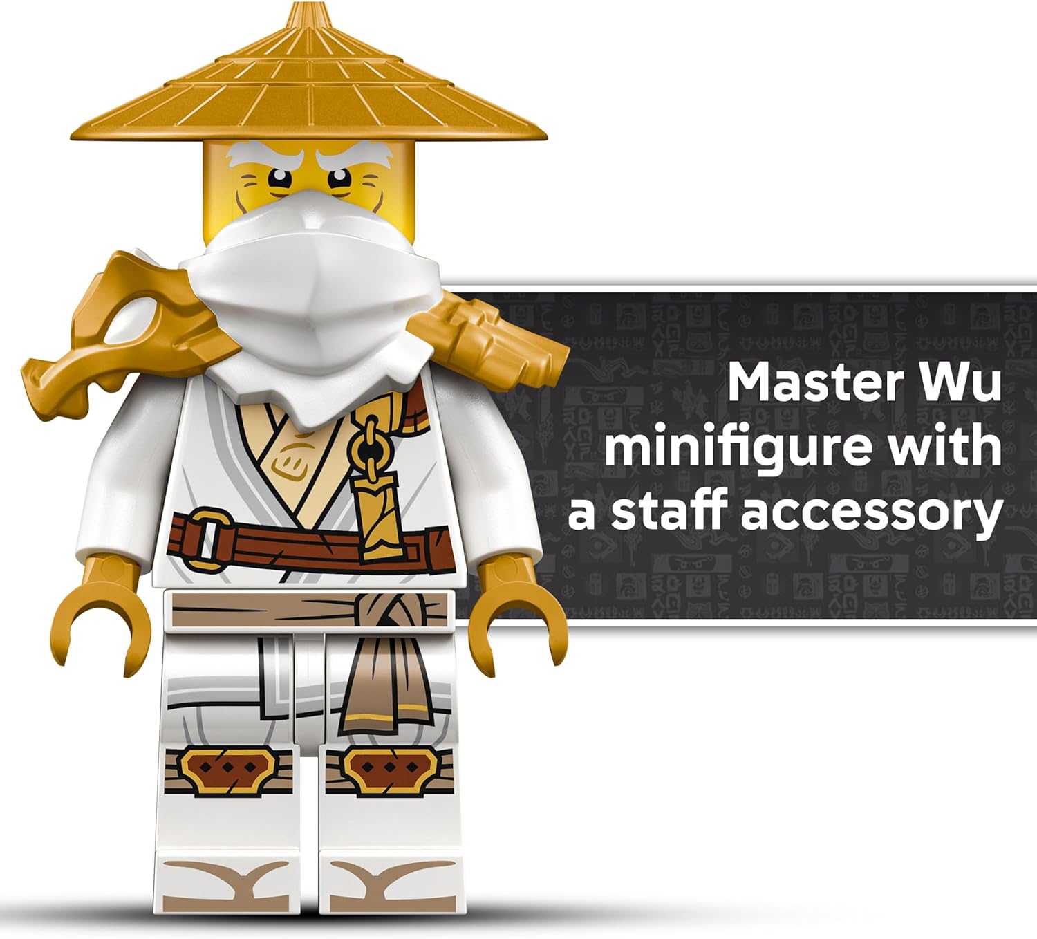 LEGO NINJAGO The Guardian Dragon - Model Building Kit from Legends Monstrosity Series - Room Decor for Teens - Includes Master Wu Minifigure - Gift for Teenage Boys, Girls, and Fans, Ages 14+ - 71847