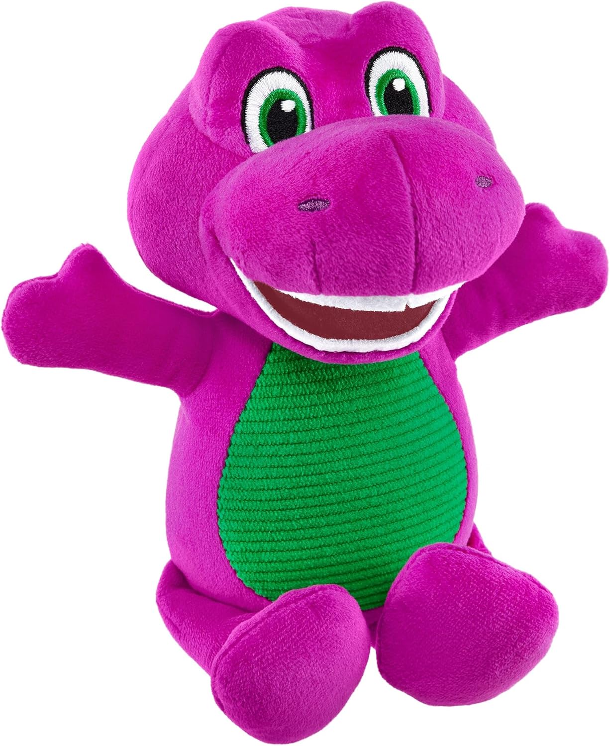 Barney World Toddler Toy Plush Dinosaur Character for Preschool Pretend Play Kids Ages 2+ Years 21 cm