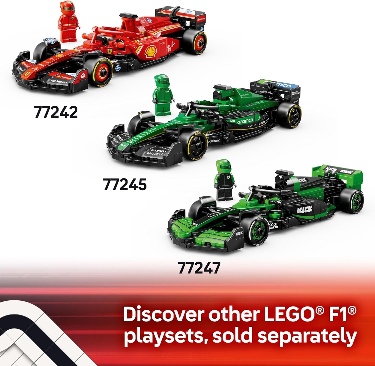 LEGO 77249 Speed Champions Williams Racing FW46 F1 Race Car Toy - Building Set for Kids, Boys & Girls