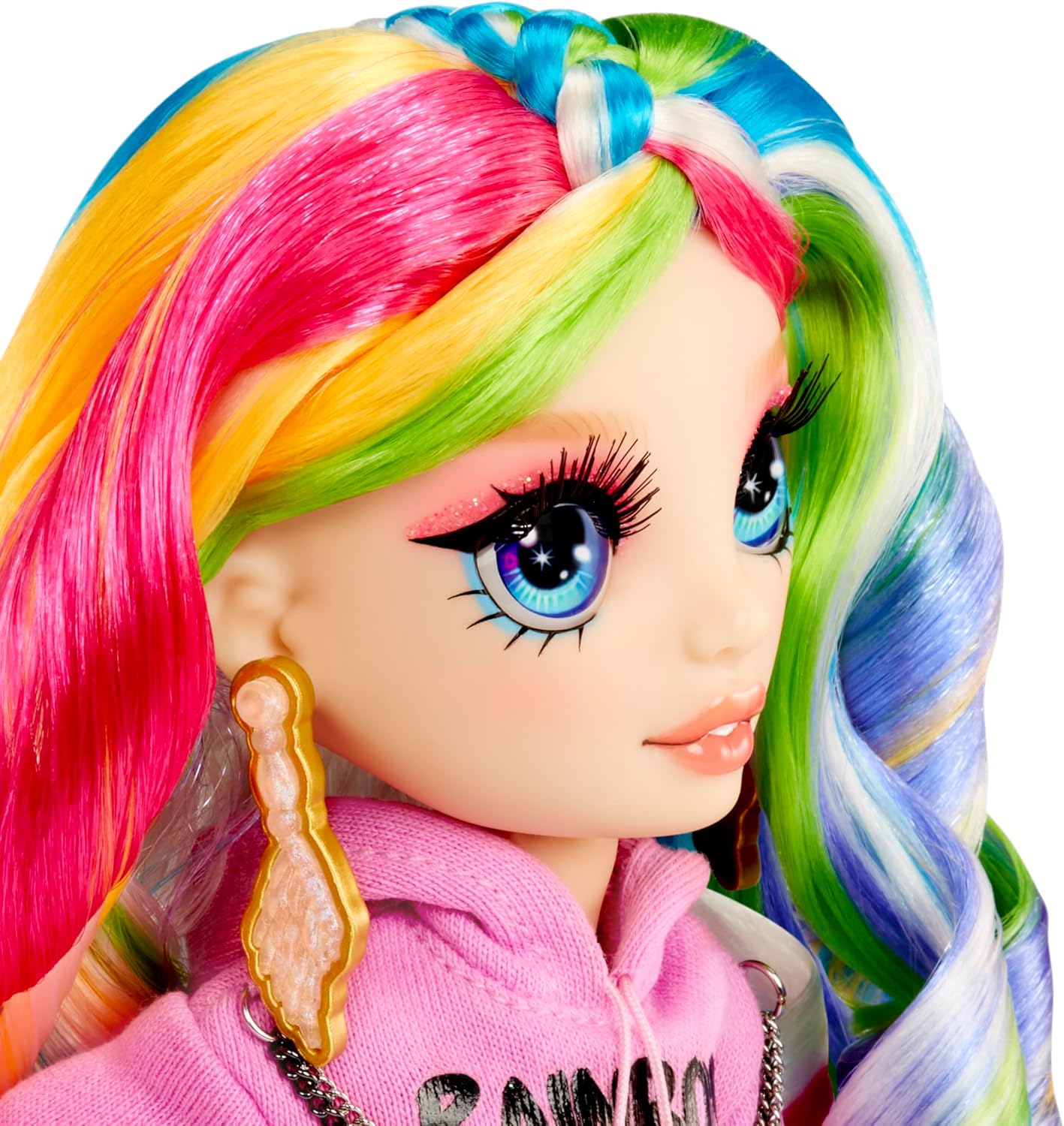 RAINBOW HIGH Creative Crystals Amaya - 28 cm Rainbow Model Doll with Crystal Accessory DIY Kit, Ring for You, Resin Game, Gift for 8+ Years, Non-Edible