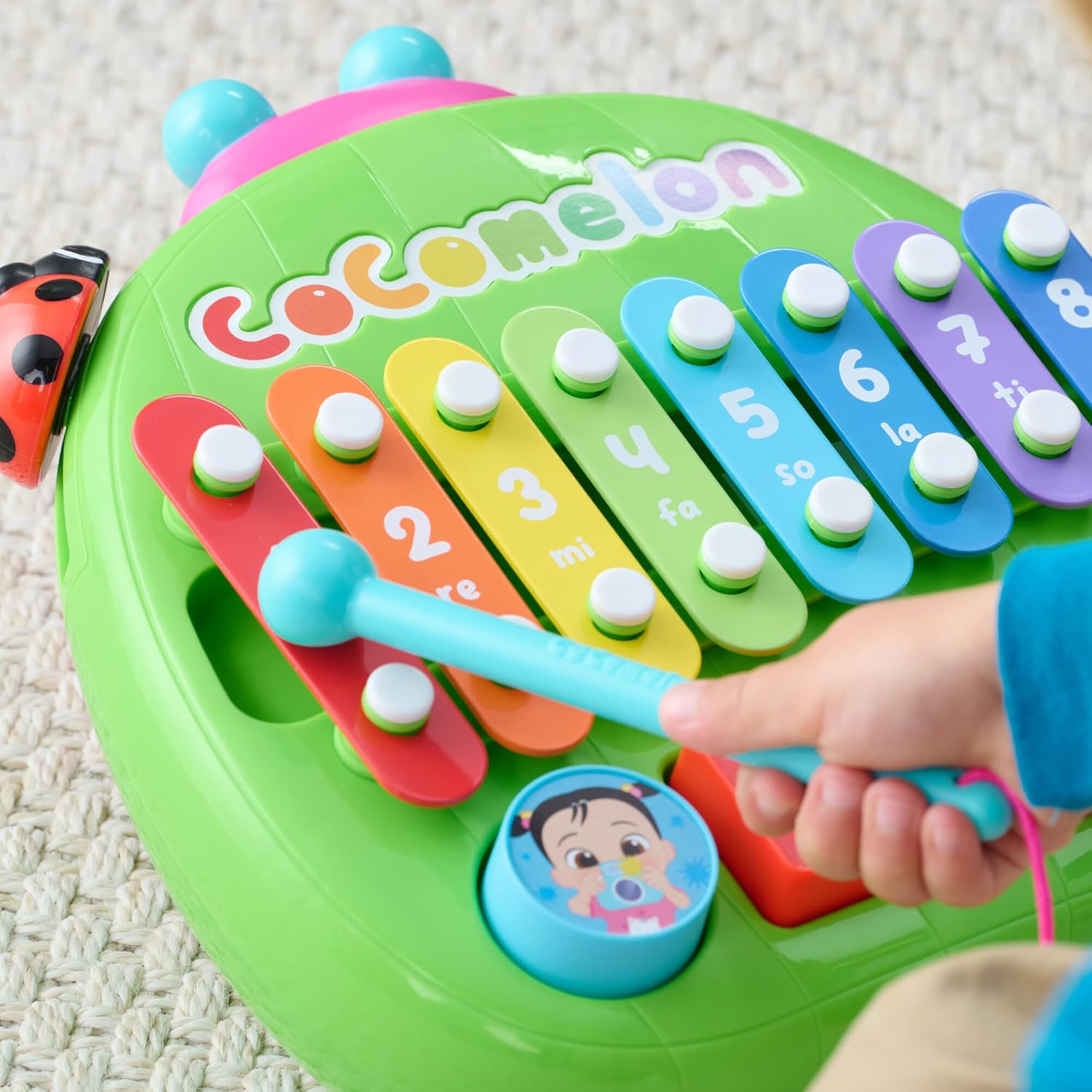 CoComelon Shape ‘N Sort Xylophone - Identify Shapes and Play Music - Favorite CoComelon Characters - Toys for Kids, Toddlers, and Preschoolers