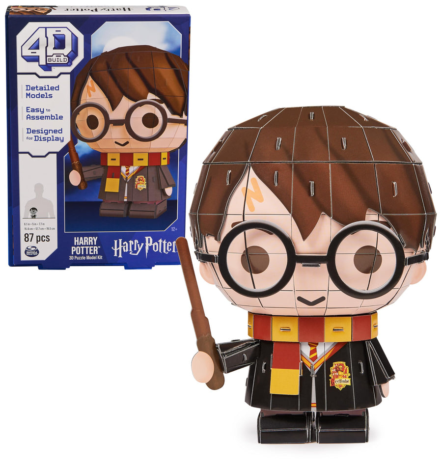 4D Build Harry Potter 3D Puzzle Model Kit – 87 Pieces Cardboard Building Set for Teens & Adults