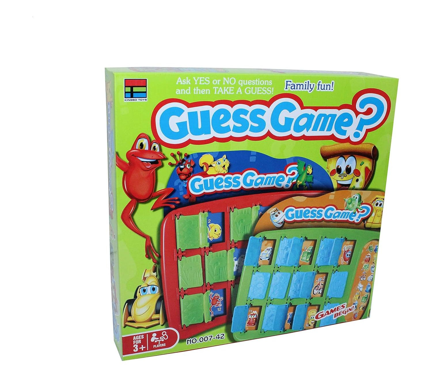 Board Game 007-42 Guess Game? Animals the playing field