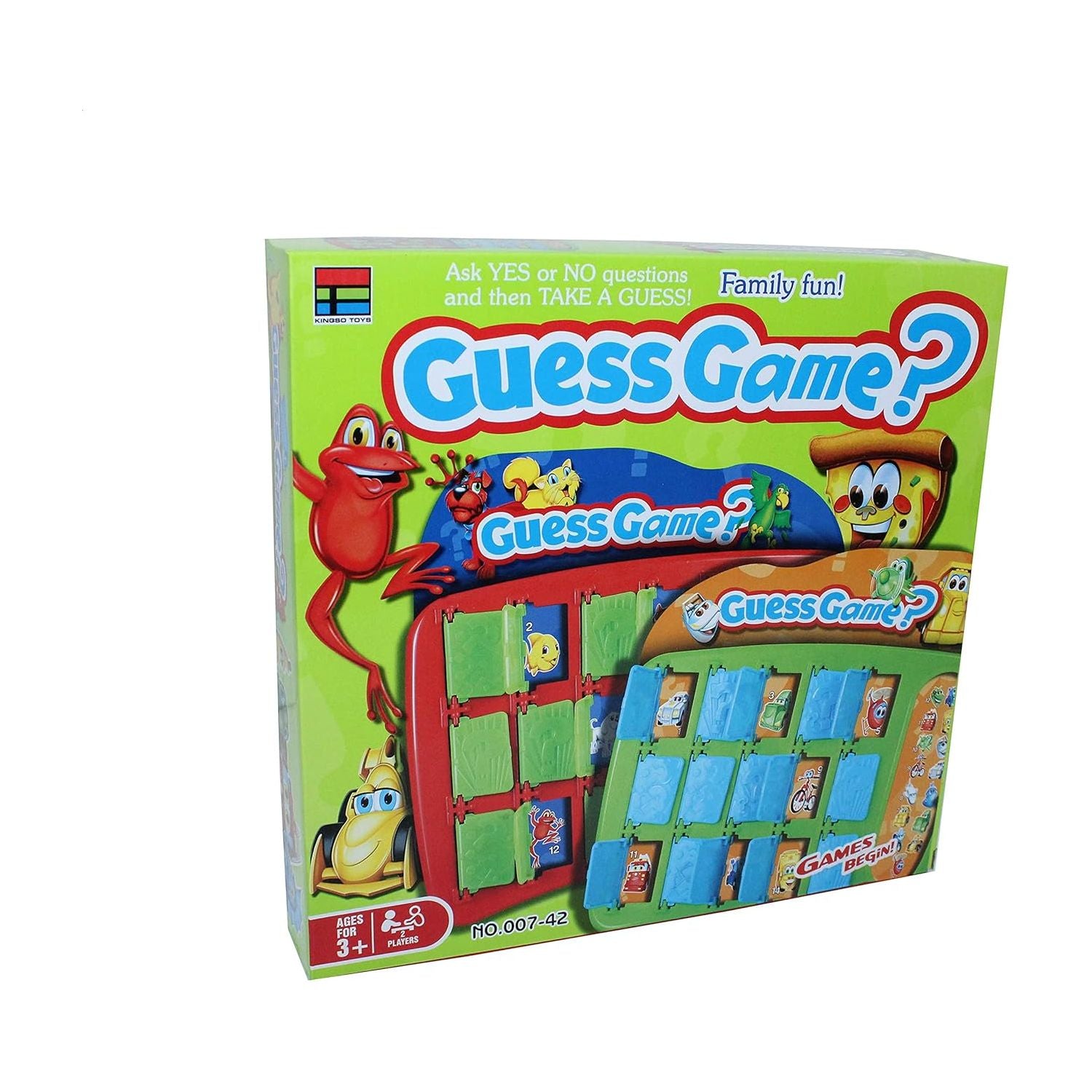 Board Game 007-42 Guess Game? Animals the playing field