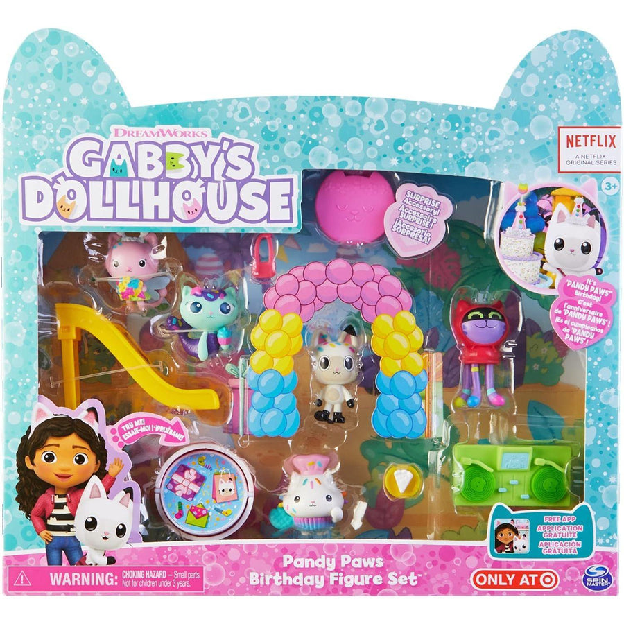 Spin Master Gabby's Dollhouse - Pandy Paws Set Birthday