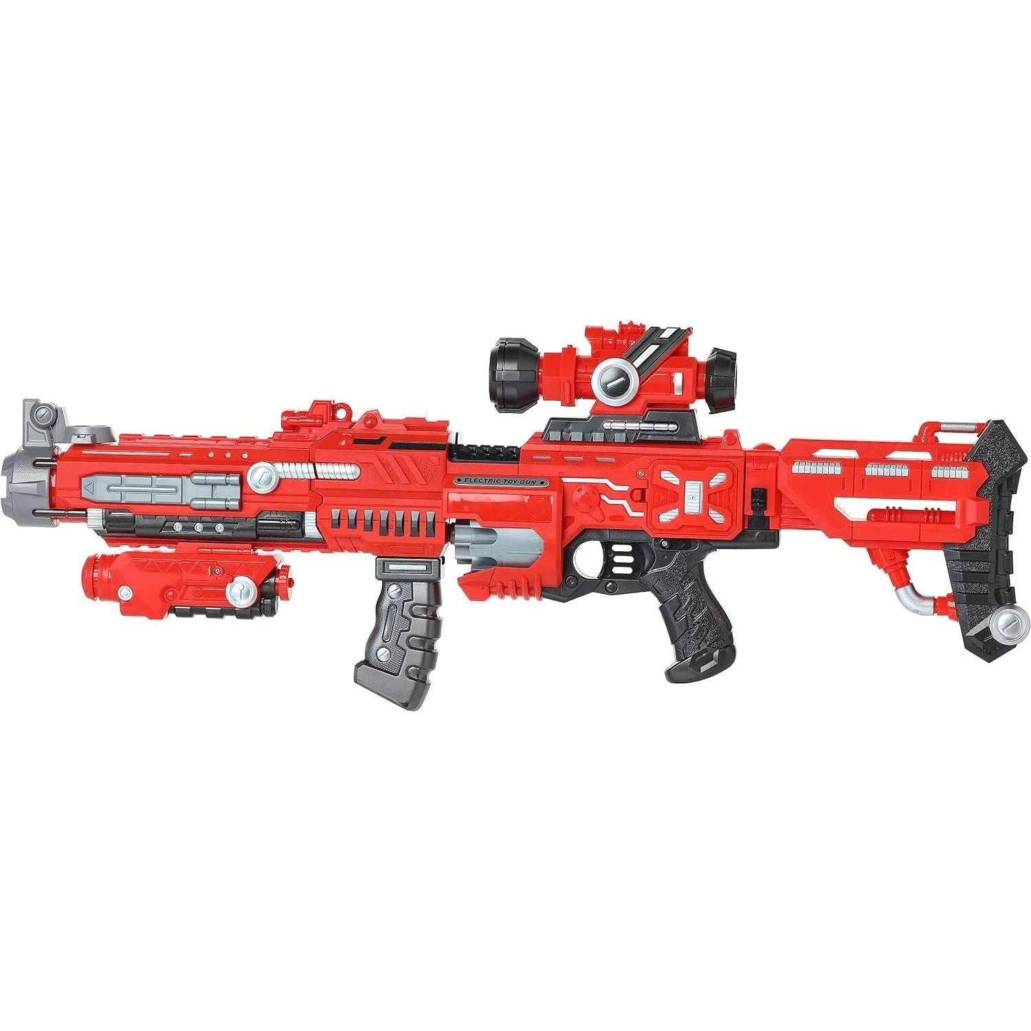 Brightberry High Speed Soft Bullet Nerf Blaster Electric Toy Gun With 20 Pcs Waffle Head Soft Bullets