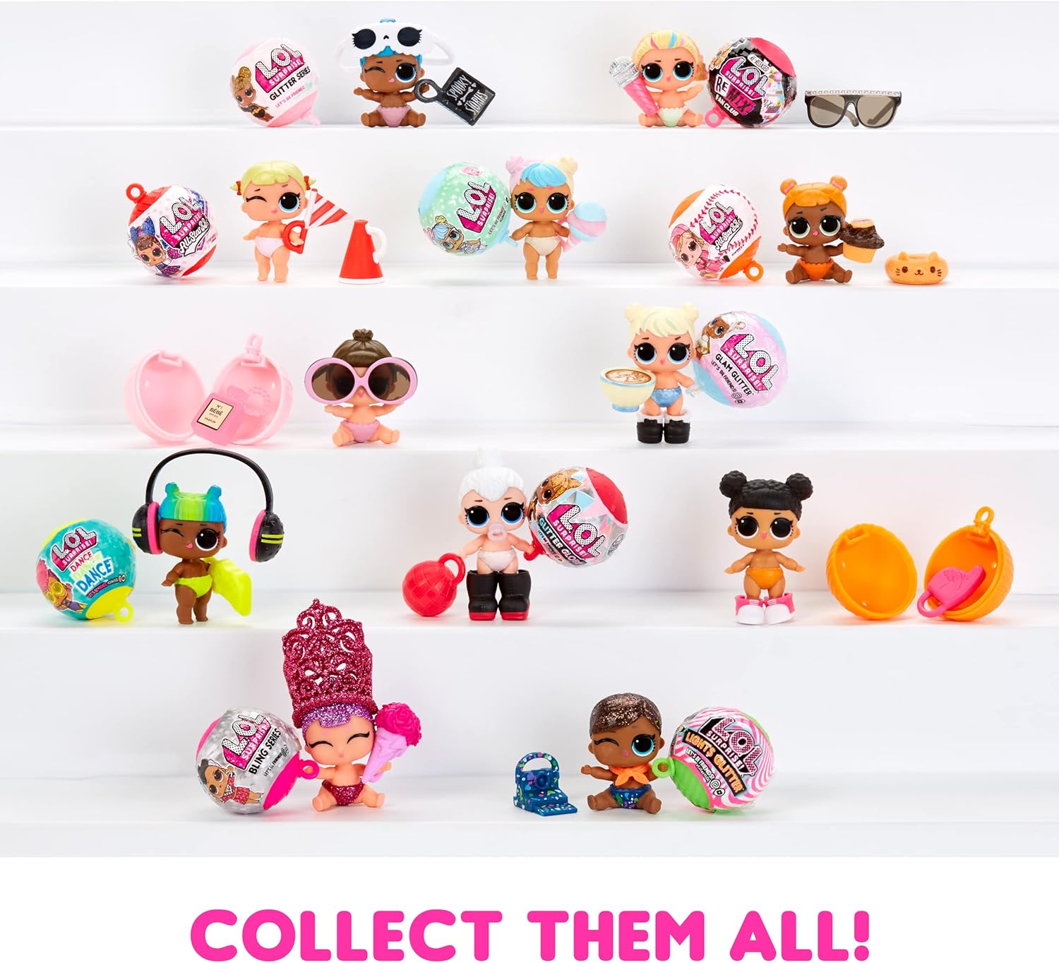 L.O.L. Surprise! Lil Sisters- with Collectible Doll, 5 Surprises, Mini Ball, Limited Edition Dolls- Great Gift for Girls Age 4+