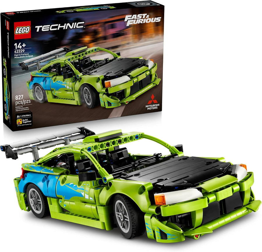LEGO Technic Fast and Furious Mitsubishi Eclipse Car 42229 Building Toys