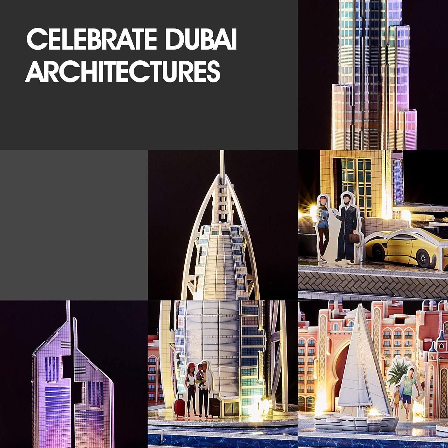 CubicFun  LED Dubai Cityline 3D Puzzles