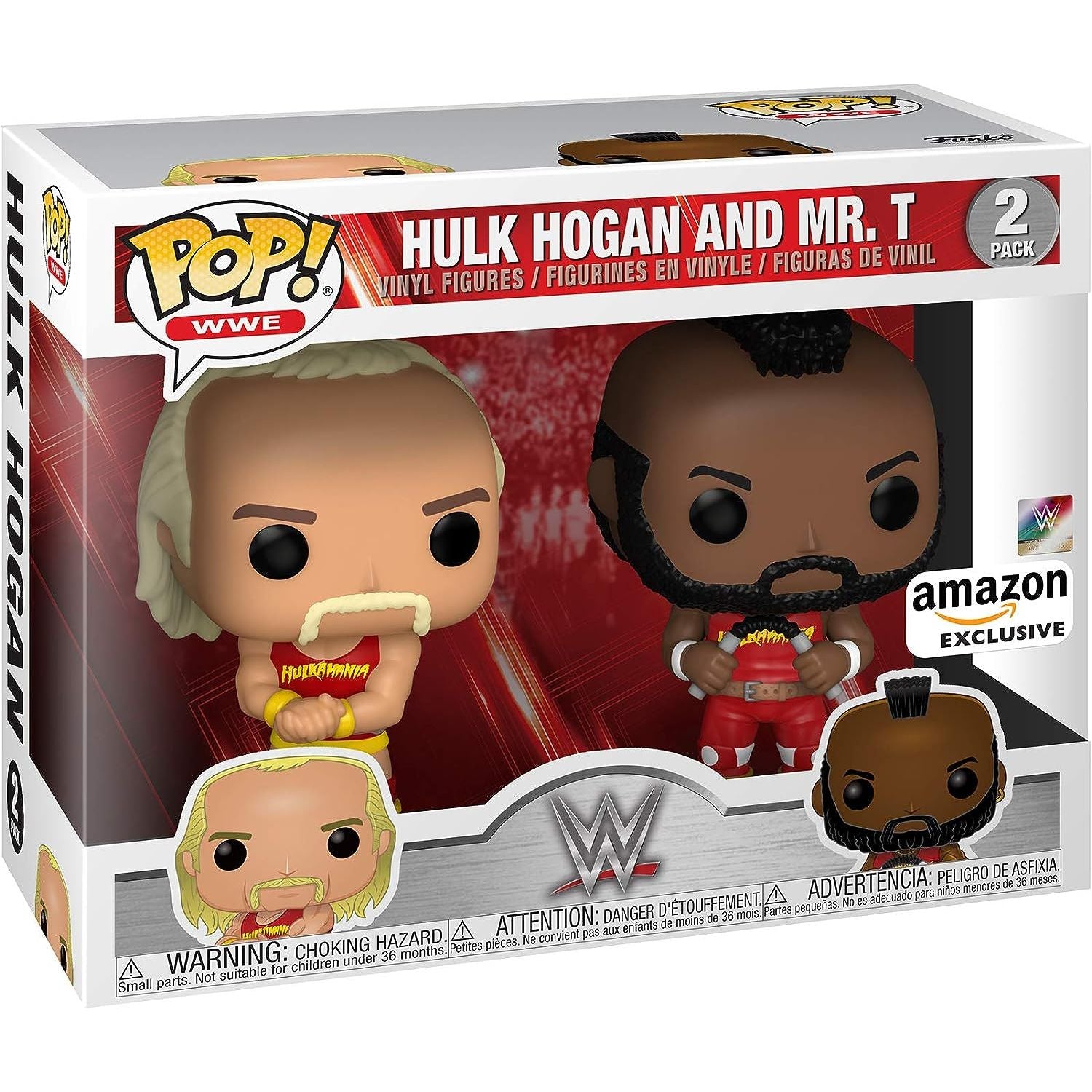 Funko Pop! WWE - Hulk Hogan & Mr. T, Hulkamania 2 Pack
