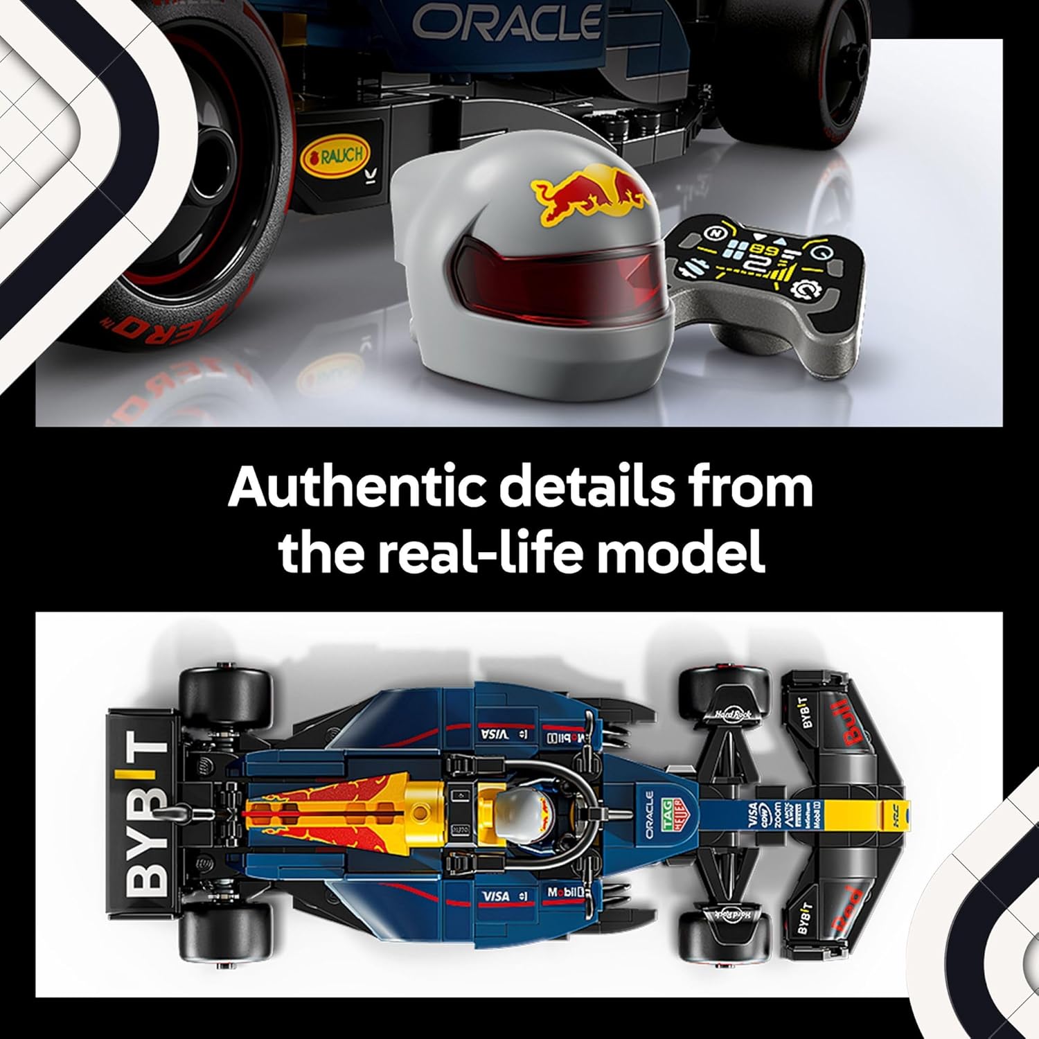 LEGO 77243 Speed Champions Oracle Red Bull Racing RB20 F1 Race Car Model Kits - Building Set for Adults