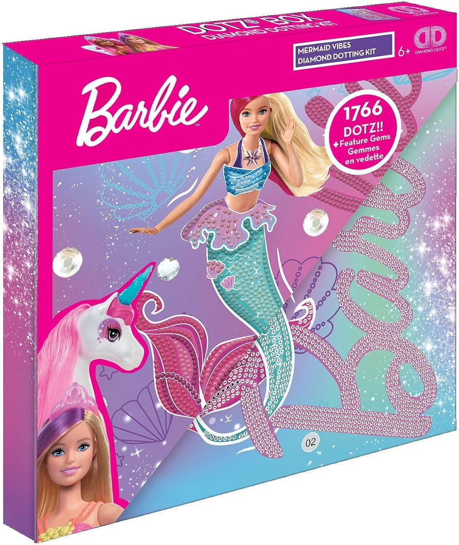 Diamond Dotz Simply Dotz Diamond Art Kit 28 x 28 x 2.5 cm - Barbie Mermaid Vibes