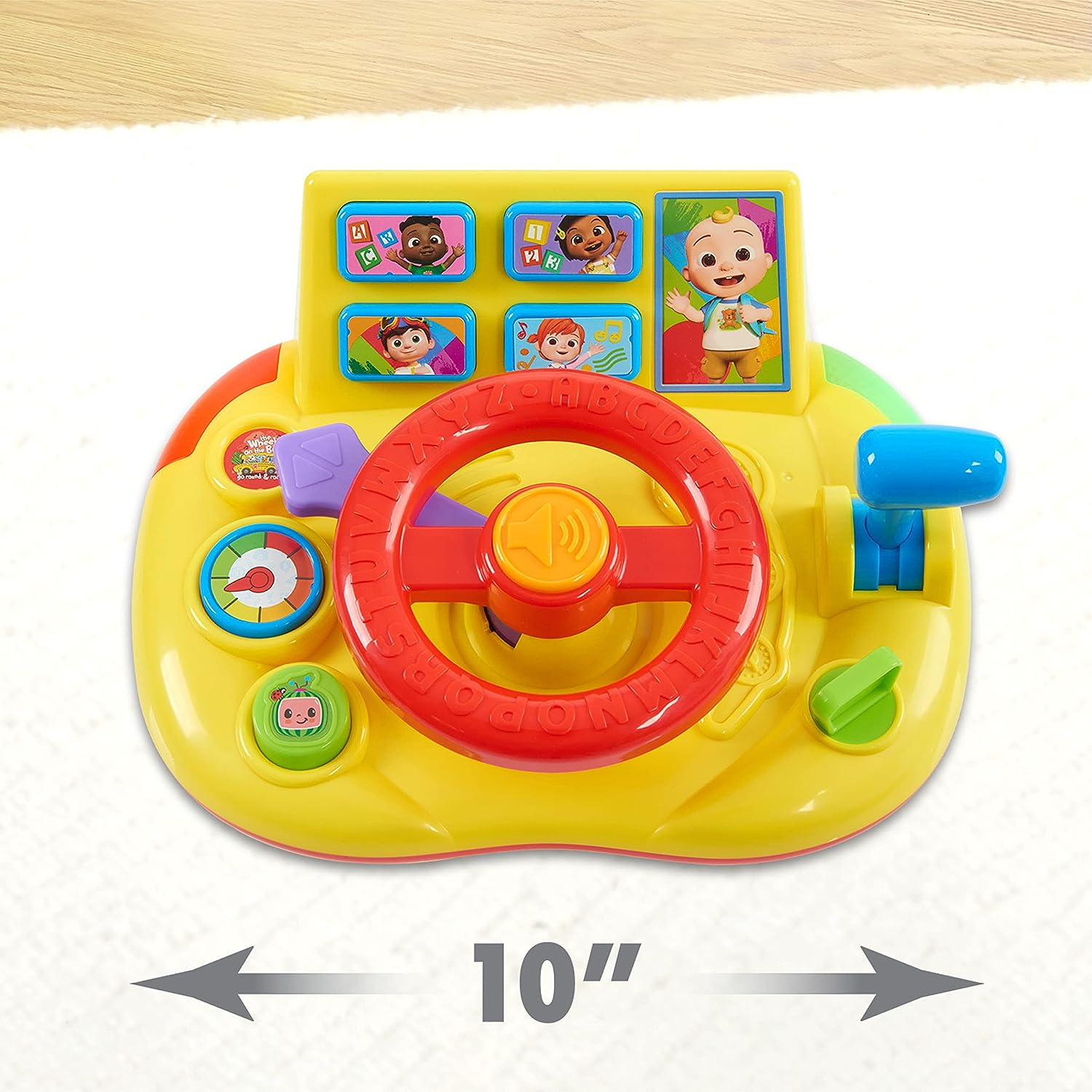 CoComelon Learning Steering Wheel, Learning & Education, Officially Licensed Kids Toys for Ages 3 Up by Just Play