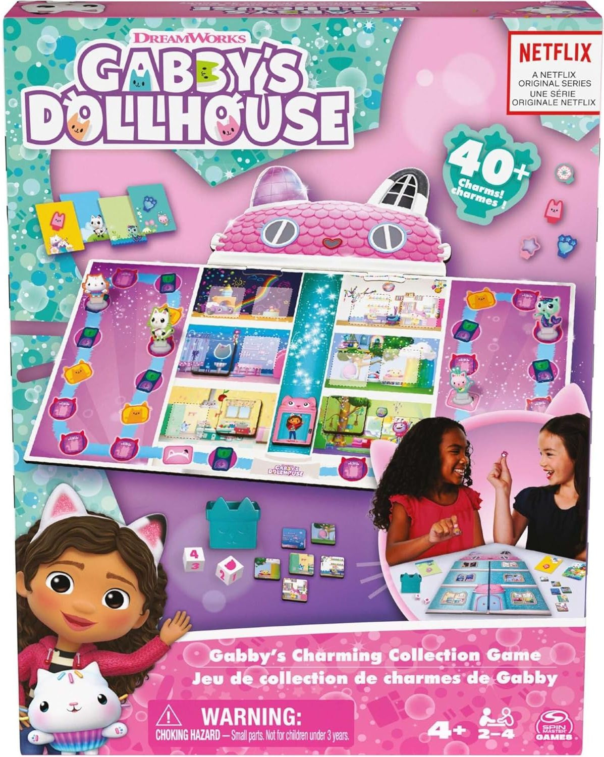 Spin Master Gabby's Dollhouse Collectible Social Board Game Talismans