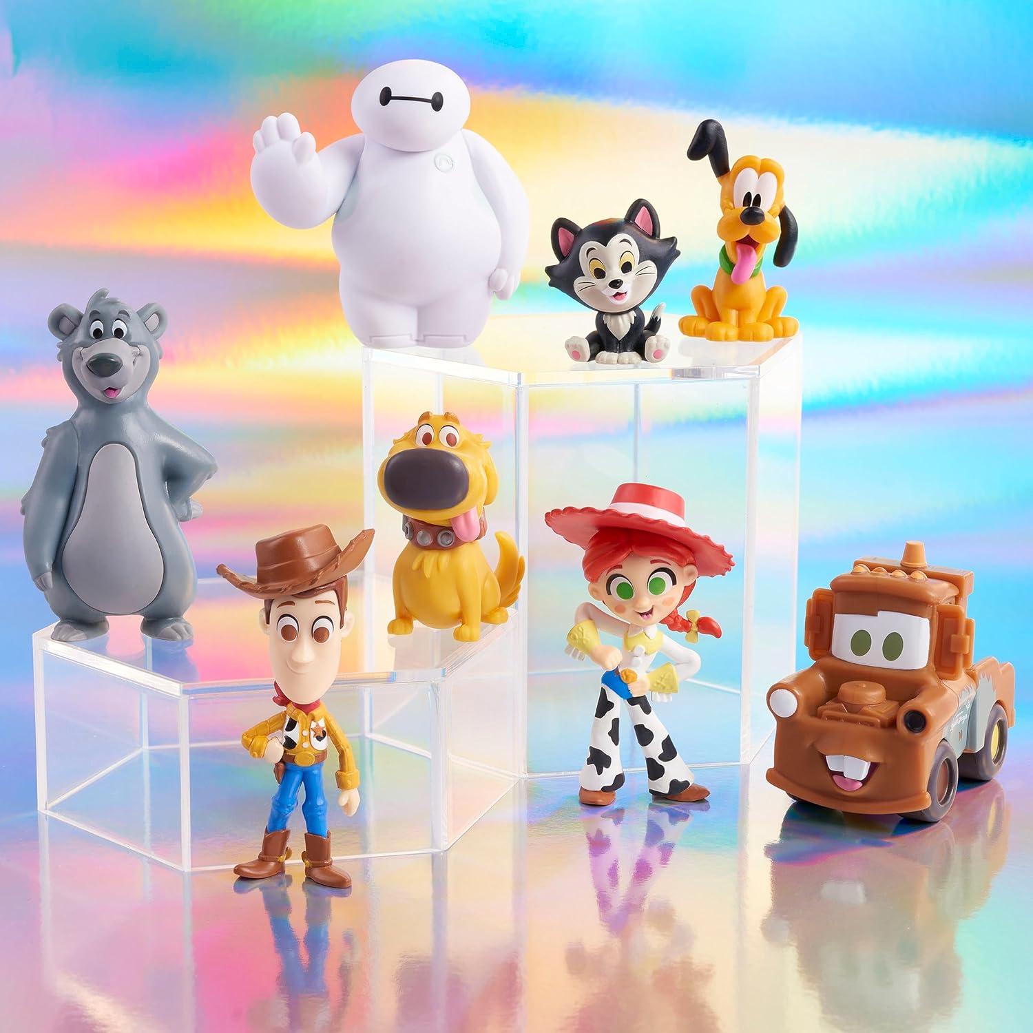 Just Play Disney 100 Years of Being By Your Side, Limited Edition 8-piece Figure Set, Kids Toys for Ages 3