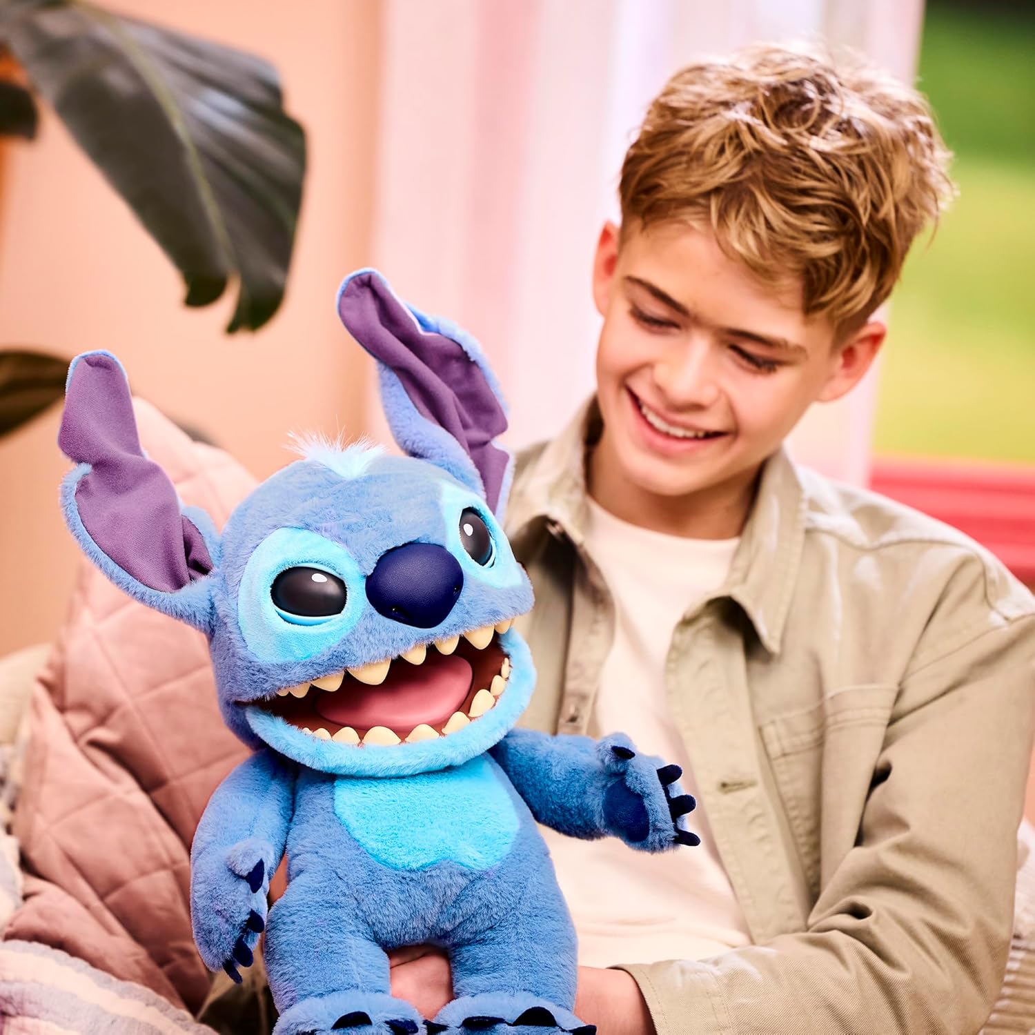 RealFX Disney Stitch Plush from Lilo & Stitch- 18