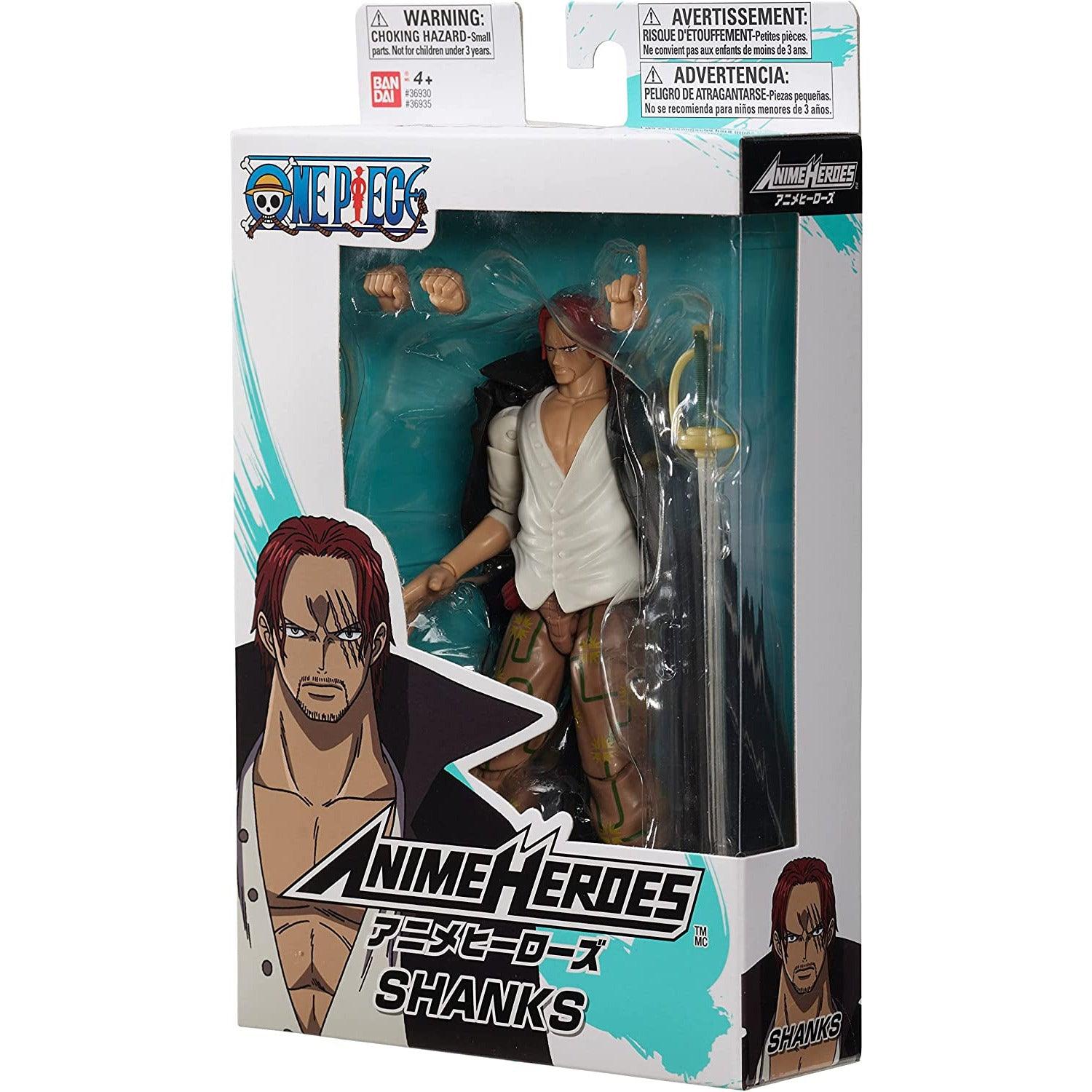 ANIME HEROES One Piece Shanks Figure - BumbleToys - 6+ Years, 6-8 years, Action Figures, Boys, Characters, Figures, Heroes, OXE, Pre-Order