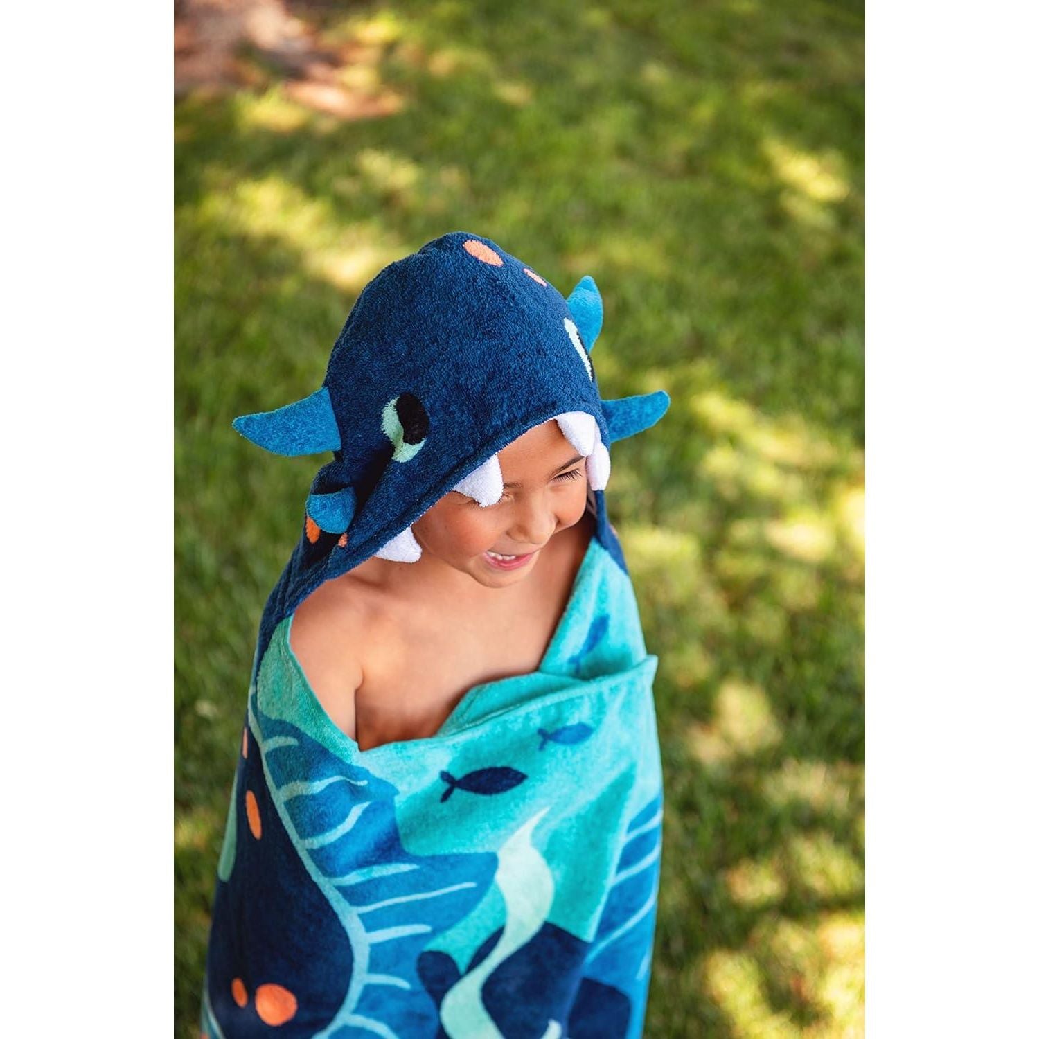 Stephen Joseph girls HOODED TOWEL, 46 X24 US - Mermaid