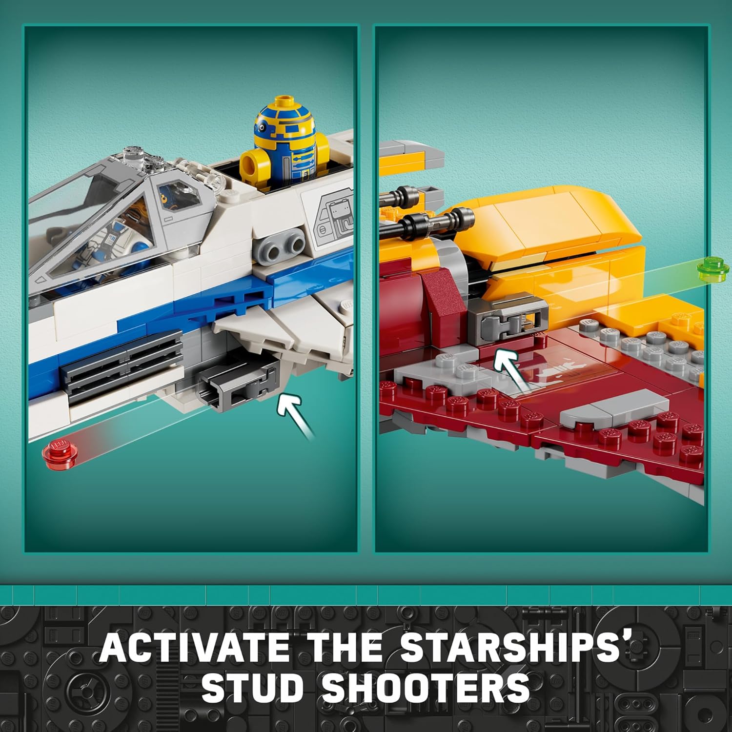 Lego Star Wars: Ahsoka New Republic E-Wing vs. Shin Hati’s Starfighter 75364 Star Wars Playset Based on The Ahsoka TV Series, Show Inspired Building Toy for Ahsoka Fans Featuring 5 Star Wars Figures