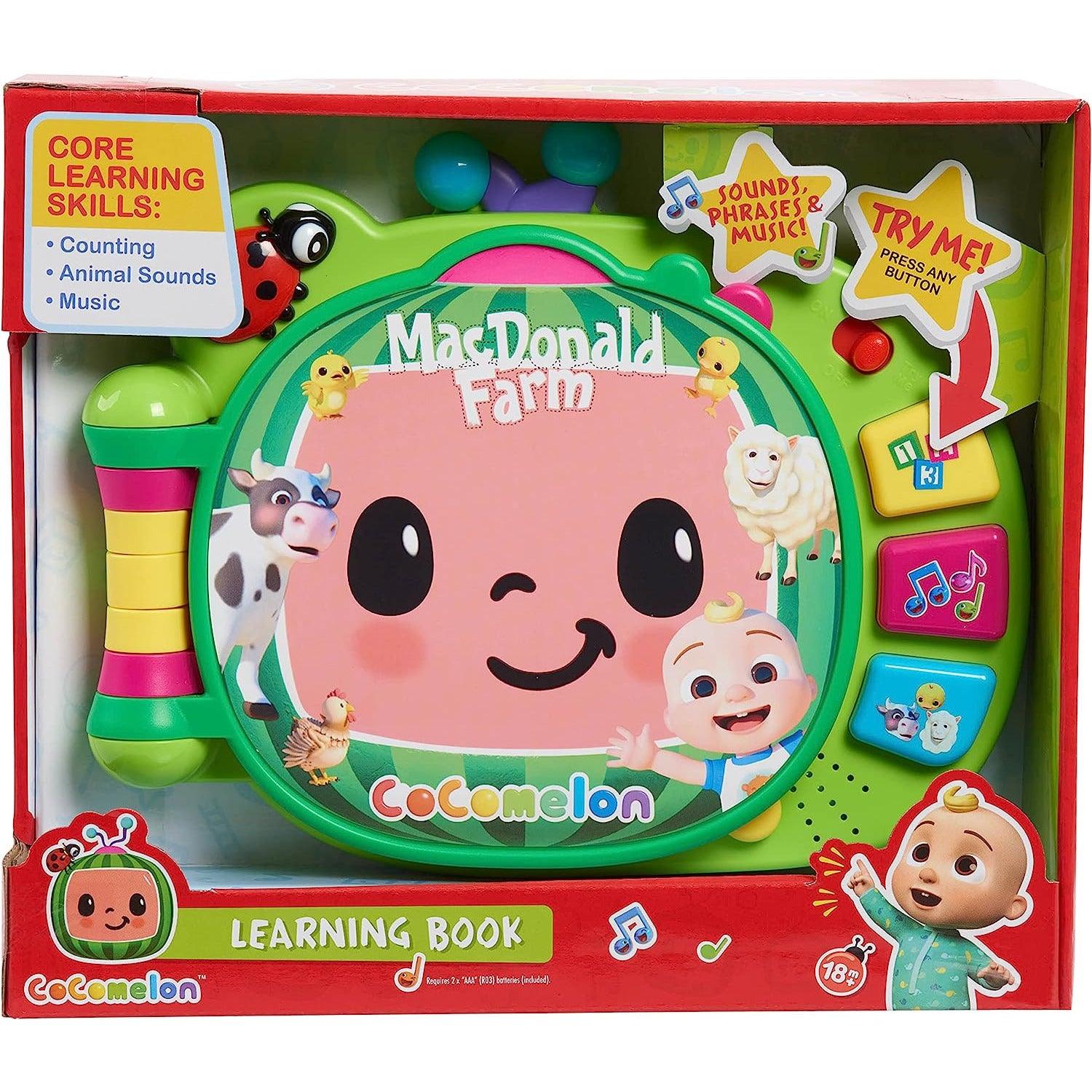 CoComelon Learning Book Interactive Toy for Toddlers with 3 Learning Modes