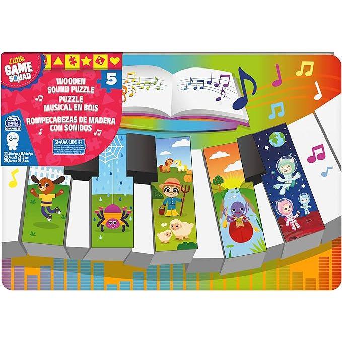 Game Squad Piano Wood Sound Puzzle