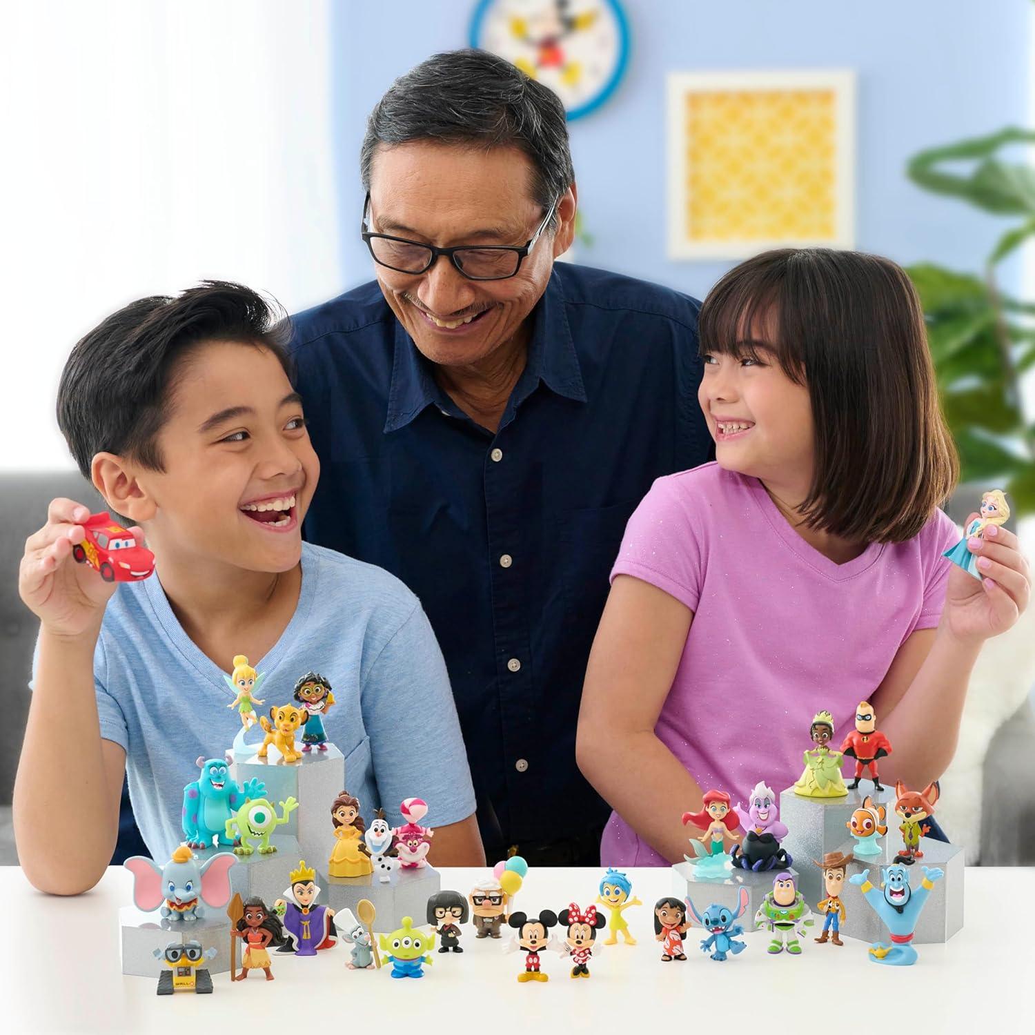 Just Play Disney 100 Years of Being By Your Side, Limited Edition 8-piece Figure Set, Kids Toys for Ages 3