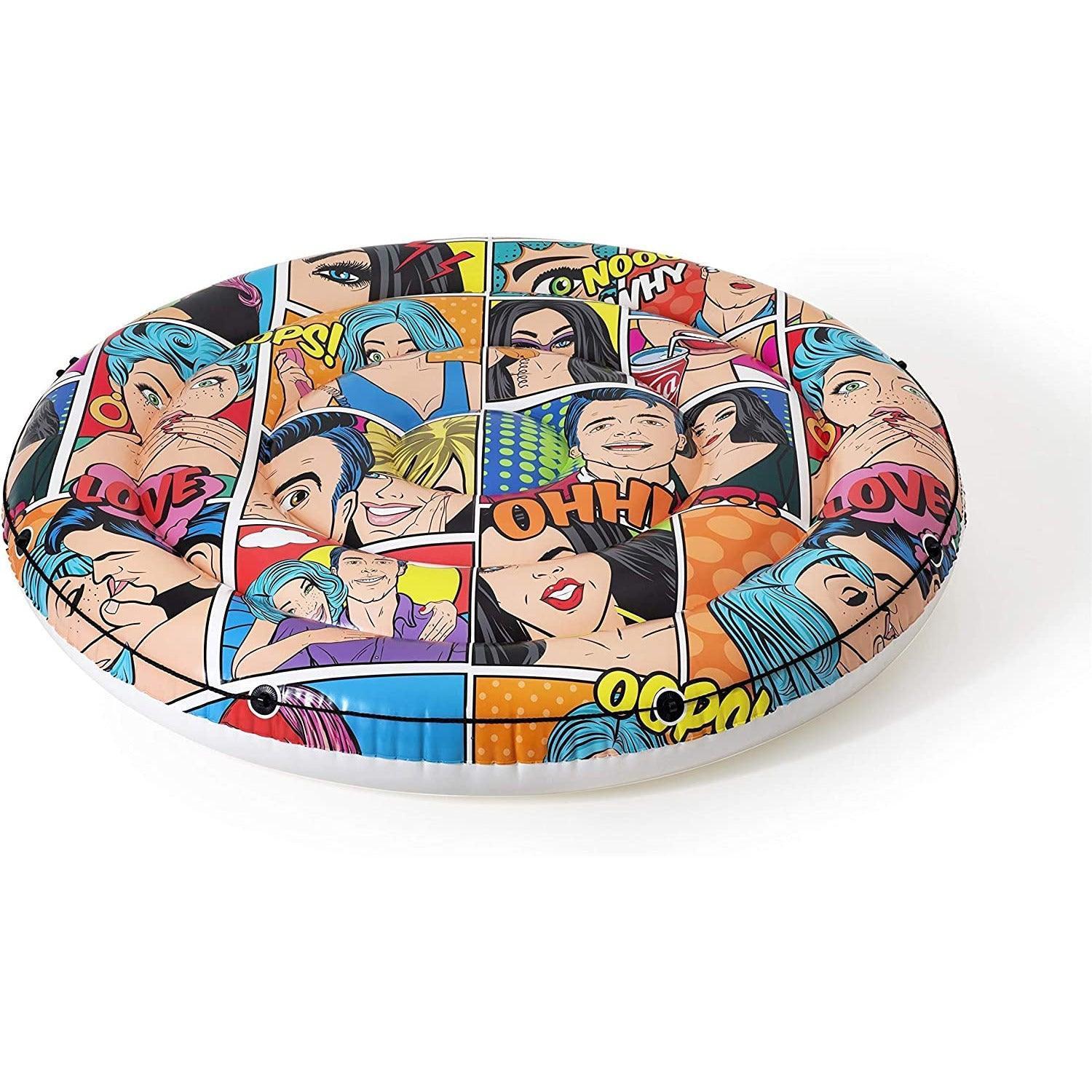 Bestway 43264 Inflatable Pool Mat with Comics Print - BumbleToys - 8-13 Years, Boys, Eagle Plus, Floaters, Island, Pre-Order, Sand Toys Pools & Inflatables