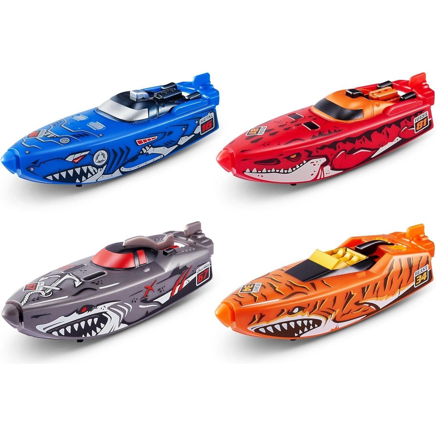 ZURU S001-Robo Alive Series 1 Robotic Boats - Grey