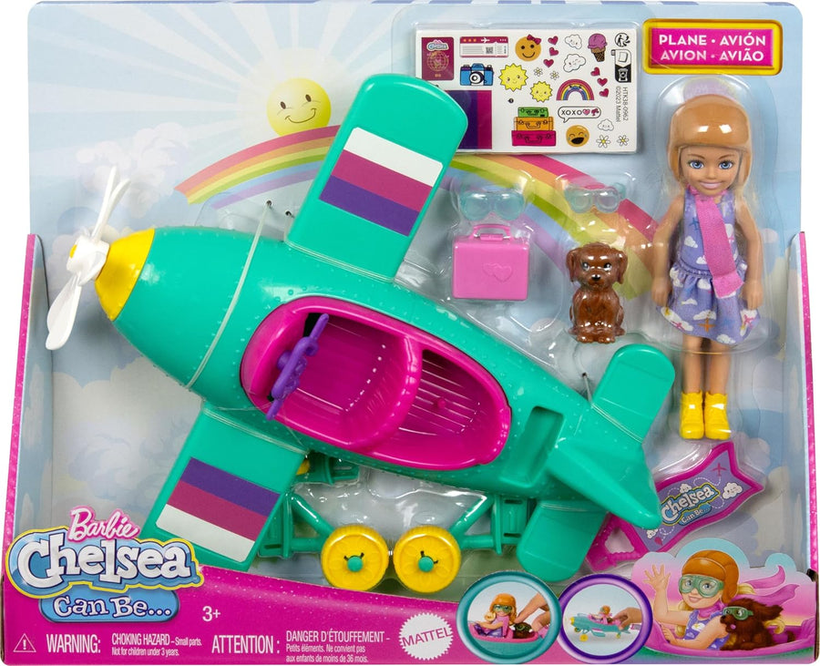 Mattel Barbie 2-Seater Propeller Plane with Accessories