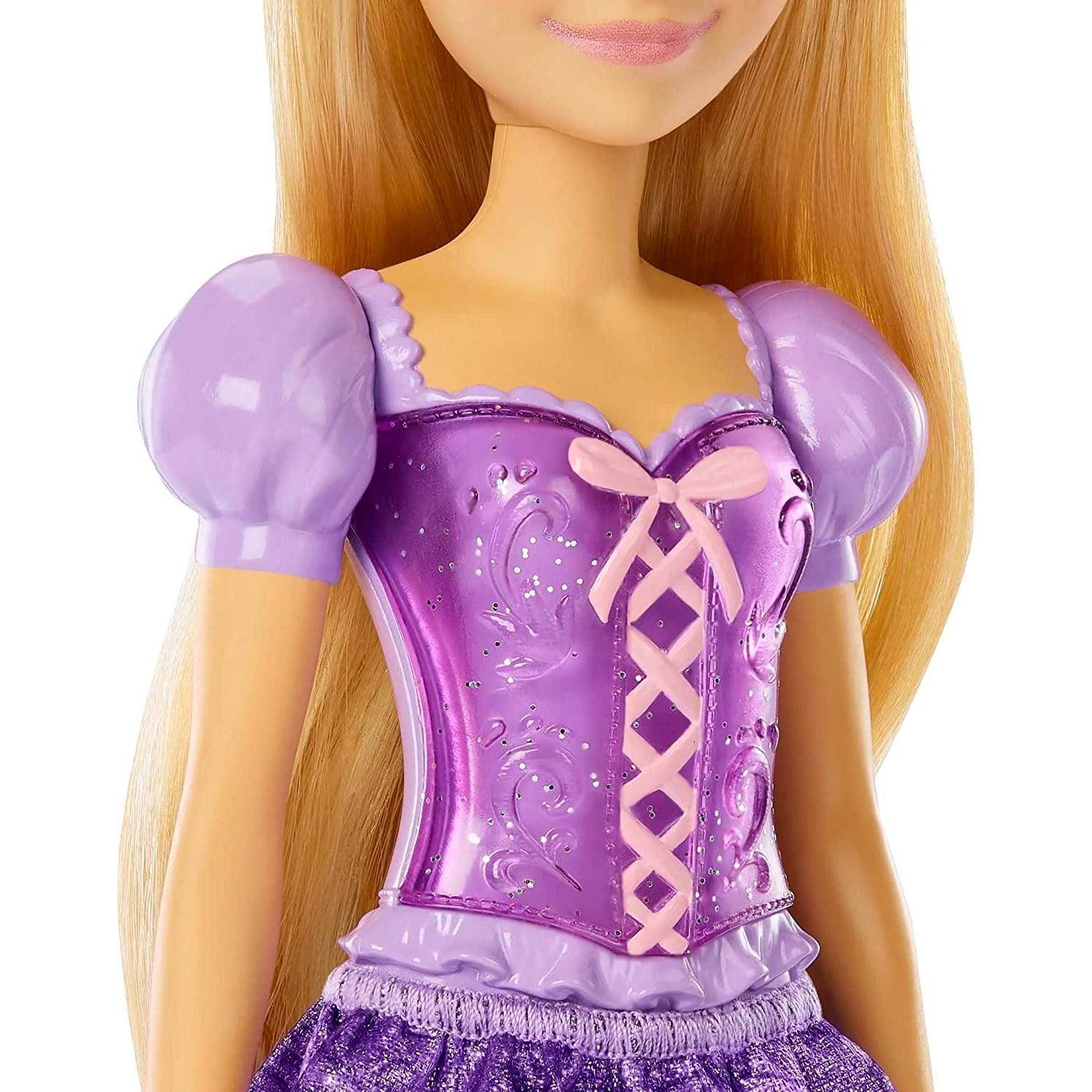 Mattel Disney Princess Rapunzel Fashion Doll, Sparkling Look with Blonde Hair, Blue Eyes & Tiara Accessory - BumbleToys - 5-7 Years, Boys, Disney Princess, Fashion Dolls & Accessories, Girls, Pre-Order