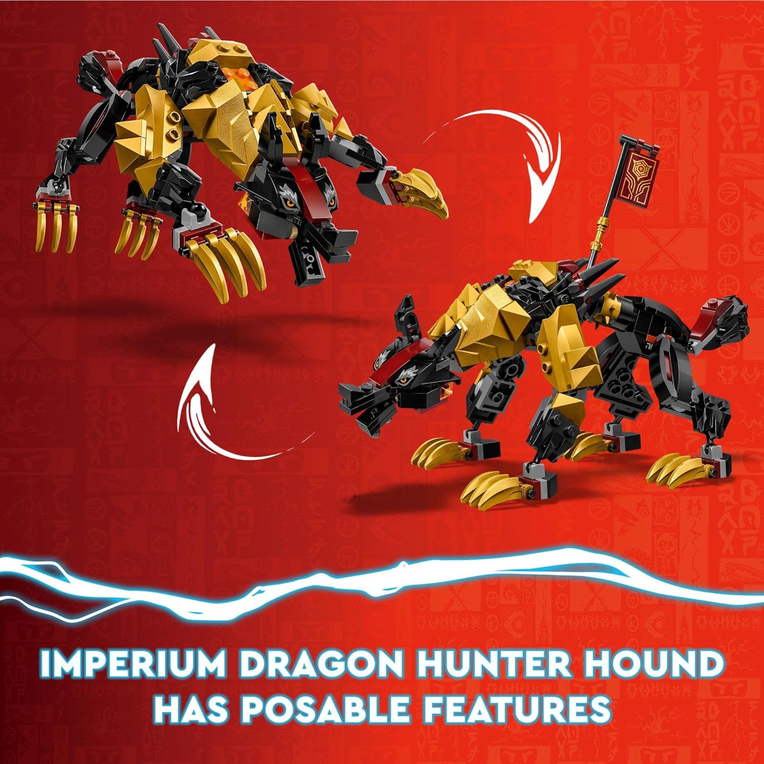 LEGO 71790 NINJAGO Imperium Dragon Hunter Hound Building Set