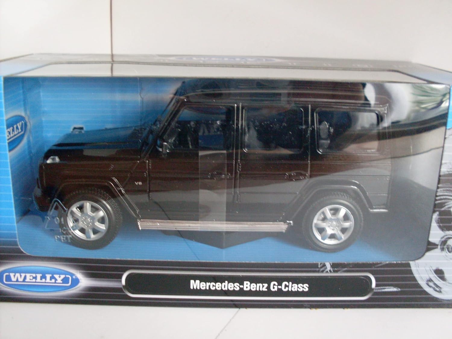 Welly Nex Die-Cast Metal Model Car 1:24- F/W Die Cst Mercedes- Nbenz G-Class Wb Black