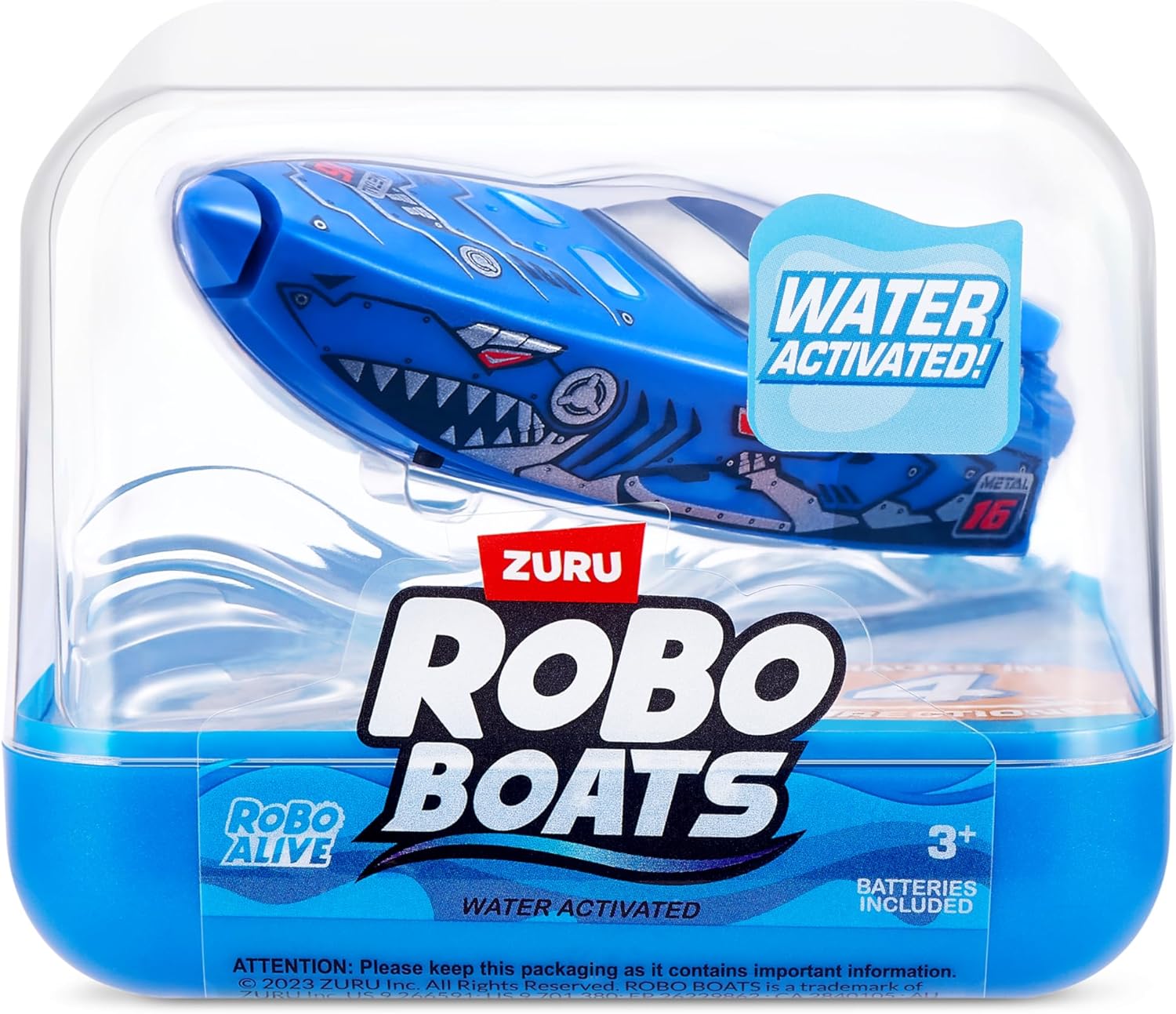 ZURU S001-Robo Alive Series 1 Robotic Boats - Blue