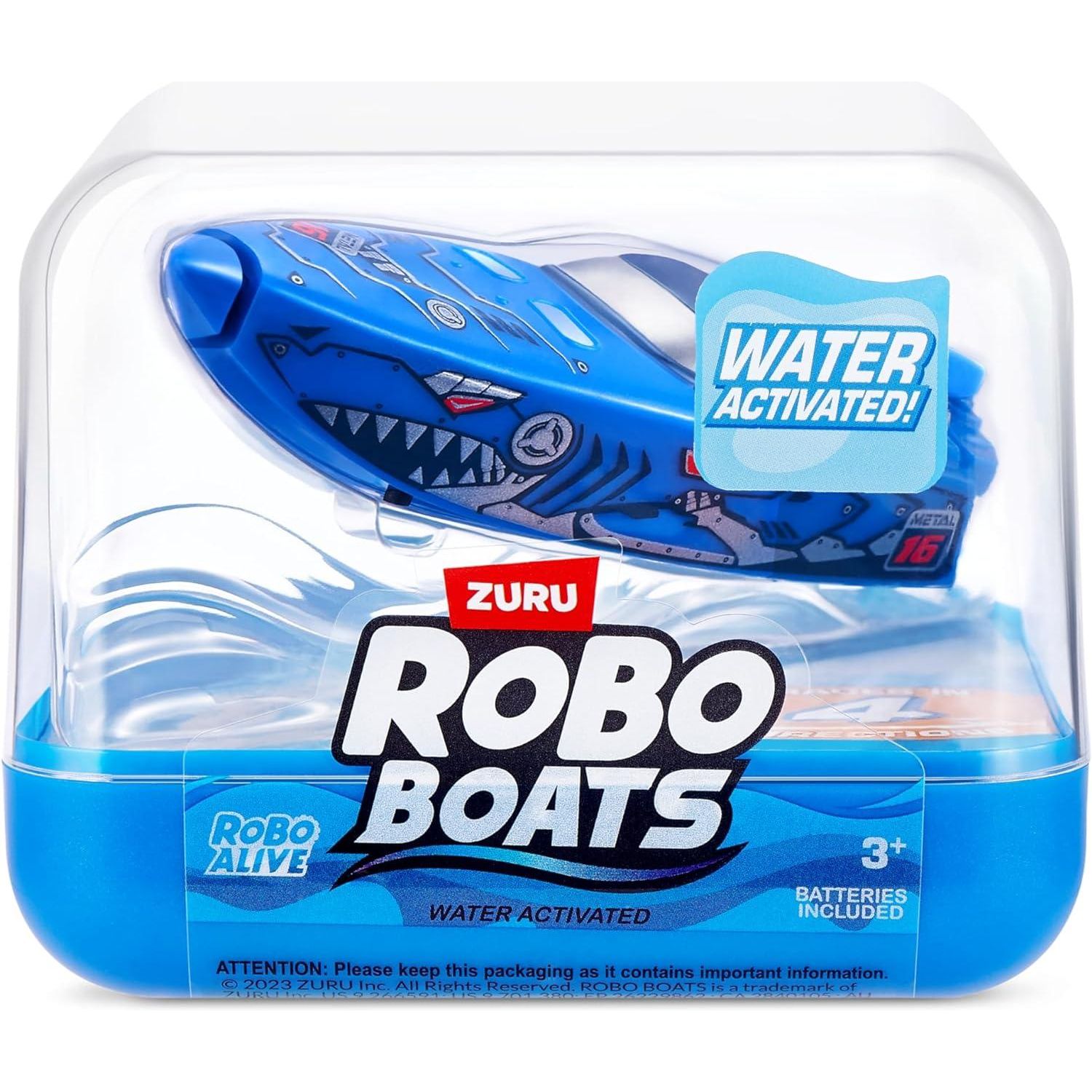 ZURU S001-Robo Alive Series 1 Robotic Boats - Blue