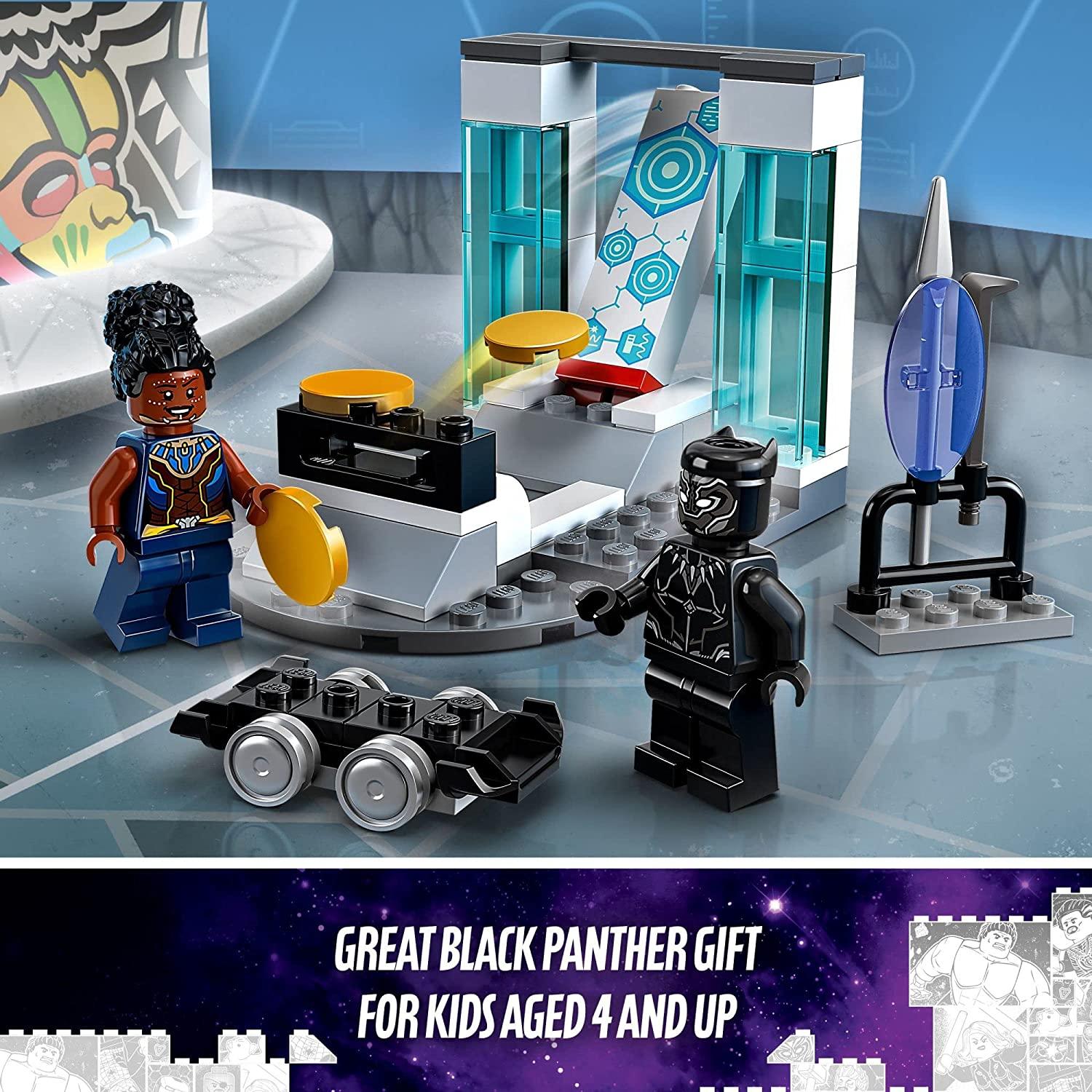 LEGO 76212 Marvel Shuri's Lab, Black Panther Construction Learning Toy with Minifigures - BumbleToys - 14 Years & Up, 18+, Boys, LEGO, Marvel, OXE, Pre-Order