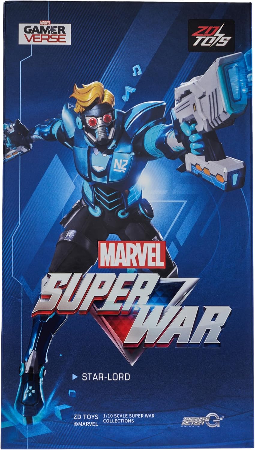 ZD Toys Super Heroes: Marvel - Guardians of The Galaxy - Gamerverse Star-Lord Arcade Costume: Super War Scale 1:10 Collection (Action Figure)