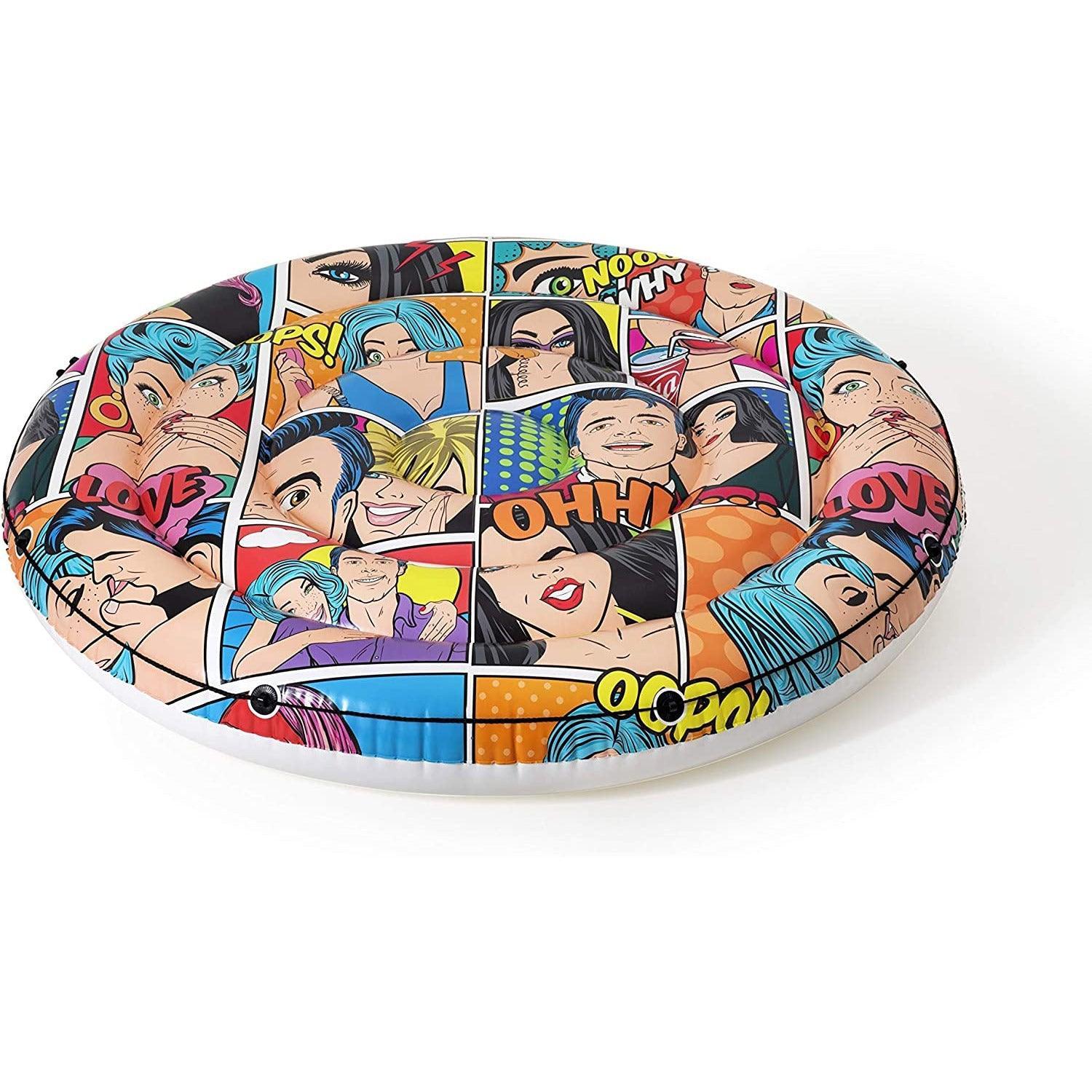 Bestway 43264 Inflatable Pool Mat with Comics Print - BumbleToys - 8-13 Years, Boys, Eagle Plus, Floaters, Island, Pre-Order, Sand Toys Pools & Inflatables