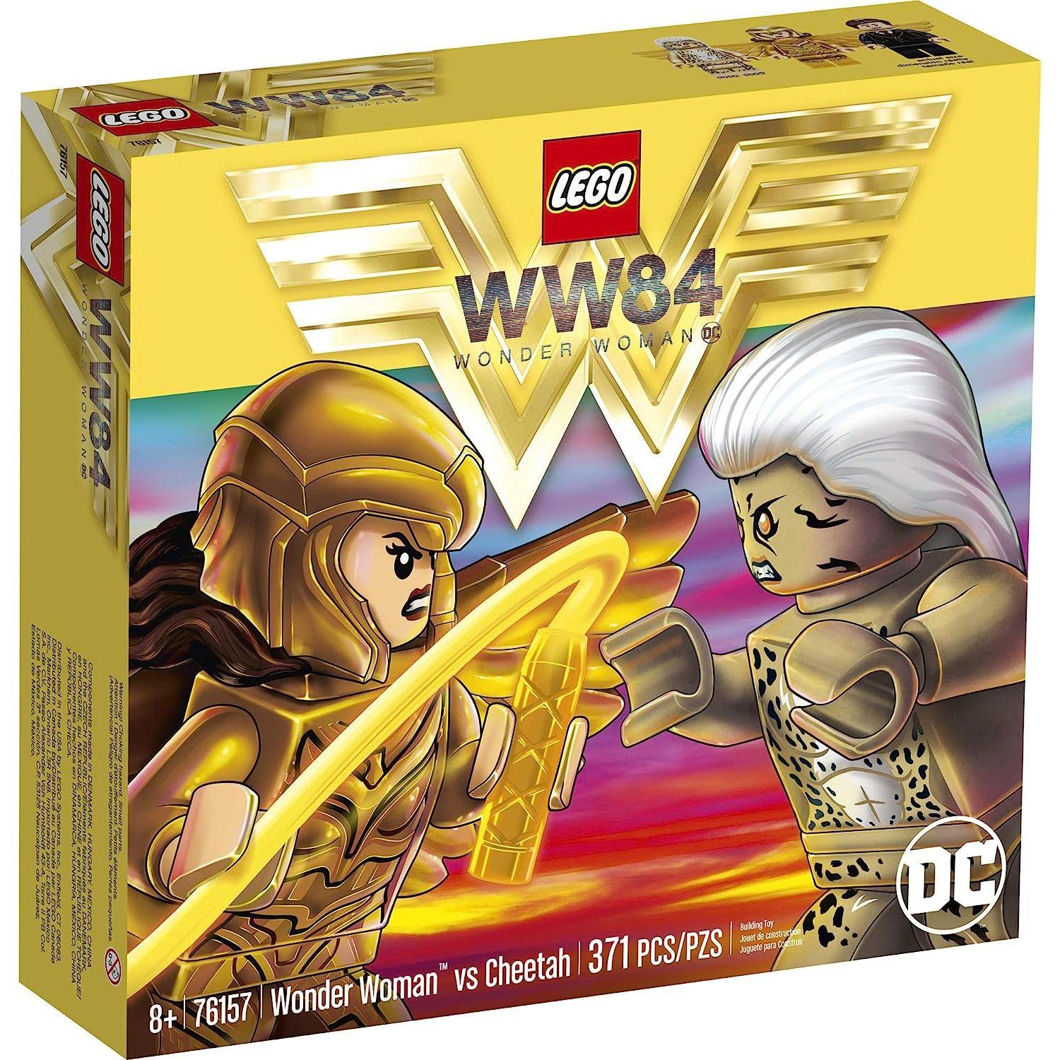 LEGO 76157 DC Wonder Woman vs Cheetah with Wonder Woman (Diana Prince), The Cheetah (Barbara Minerva) and Max (371 Pieces) - BumbleToys - 14 Years & Up, 8+ Years, Boys, DC, LEGO, OXE, Pre-Order