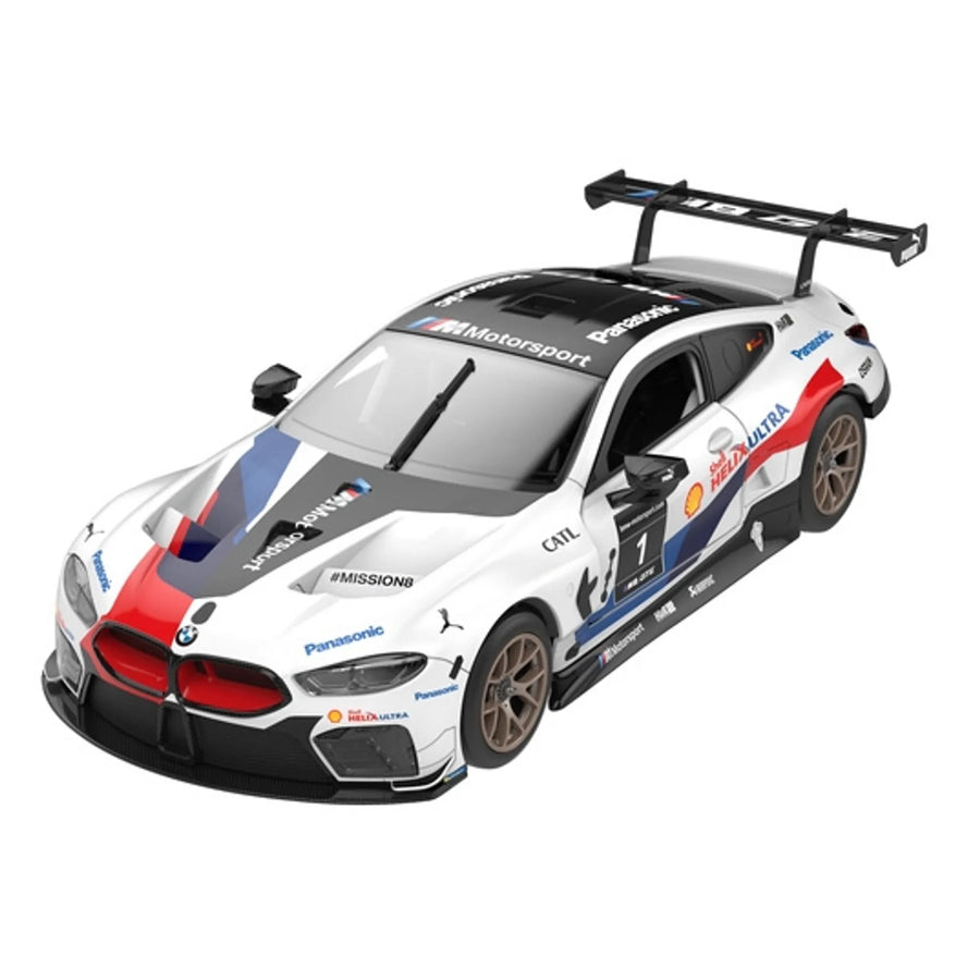 Rastar R/C Car BMW M8 GTE Building kit 1:18 White