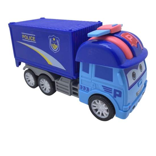 Cute Inertia Car City Series - Police Truck