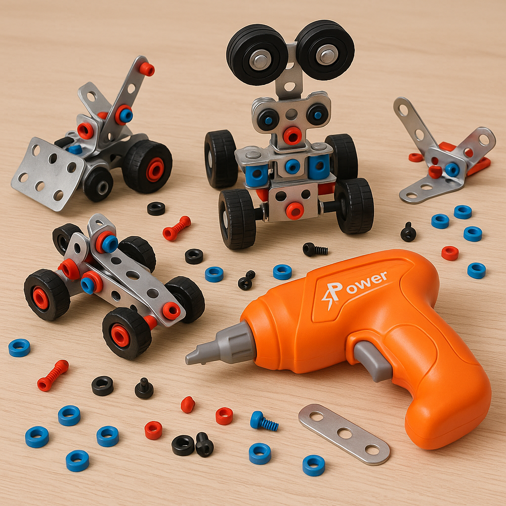 مجموعة أدوات جونيور بلوكس 286 قطعة للأولاد