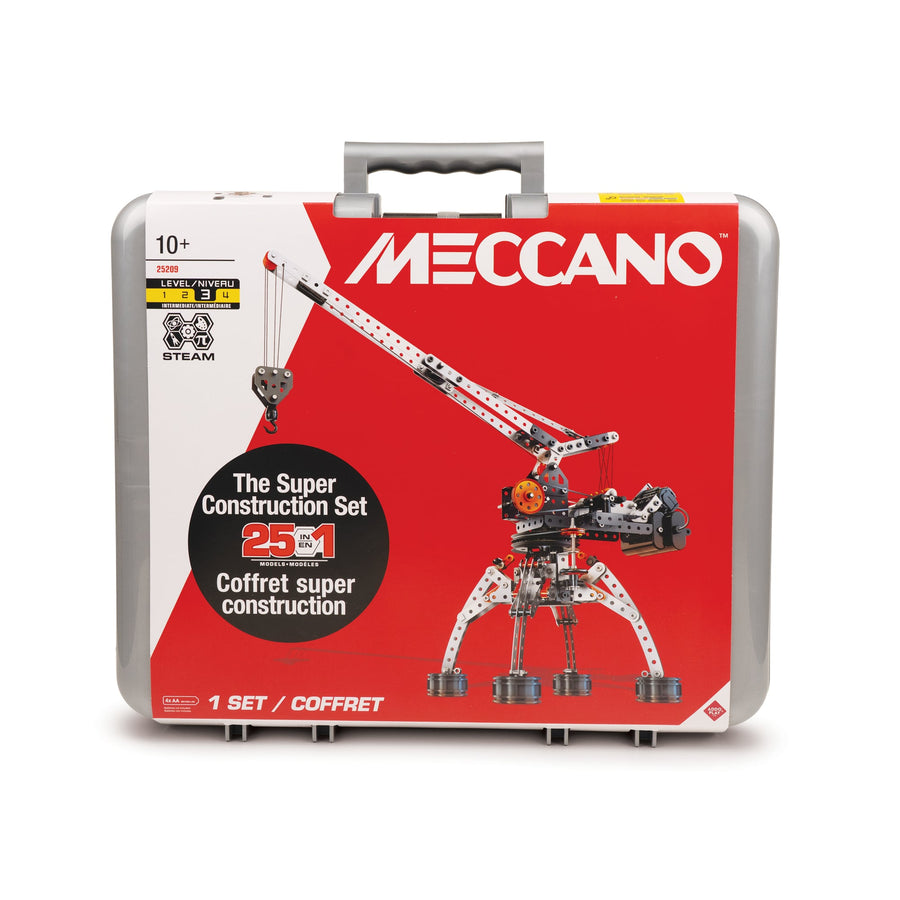 Spin Master Meccano - 25 in 1 Motorised Super Construction Set