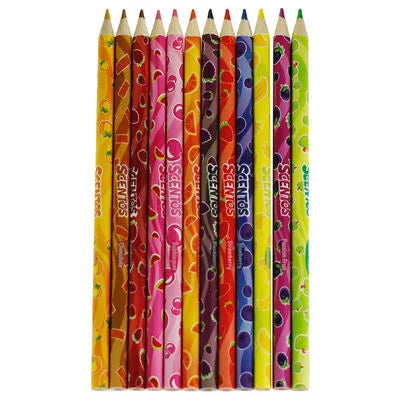 Scentos Scented 12 Coloured Pencils, 3Y+