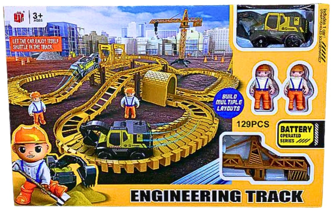 Engineering Track (Train) With Battery 888-106 129 PCS