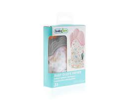 BabyJem Baby Teething Glove Butterfly – Grey